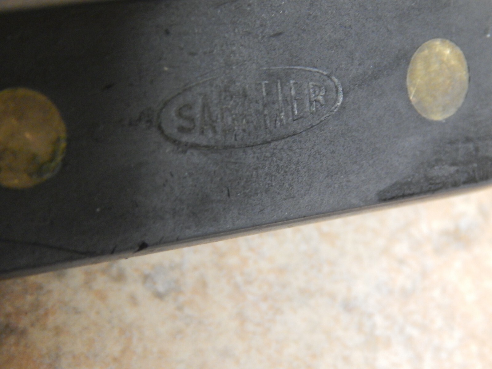 VINTAGE SABATIER FRANCE LION 14.5″ DOUBLE EDGE MEAT CARVING KNIFE