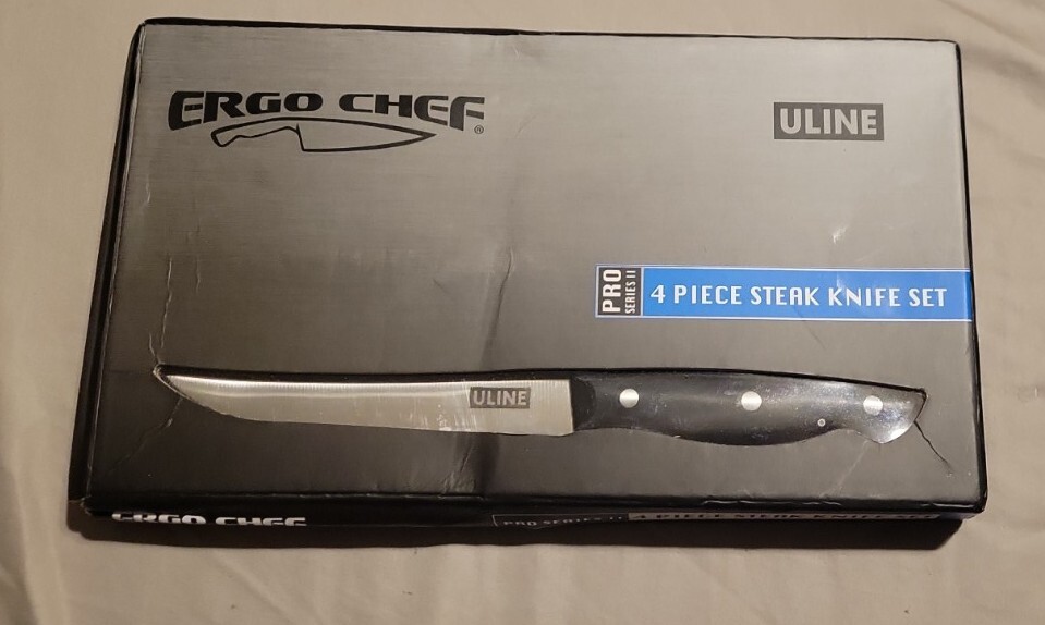 Steak knife Set of 4 Knives- Tomato, utility, knife Ergo Chef Pro-Series II