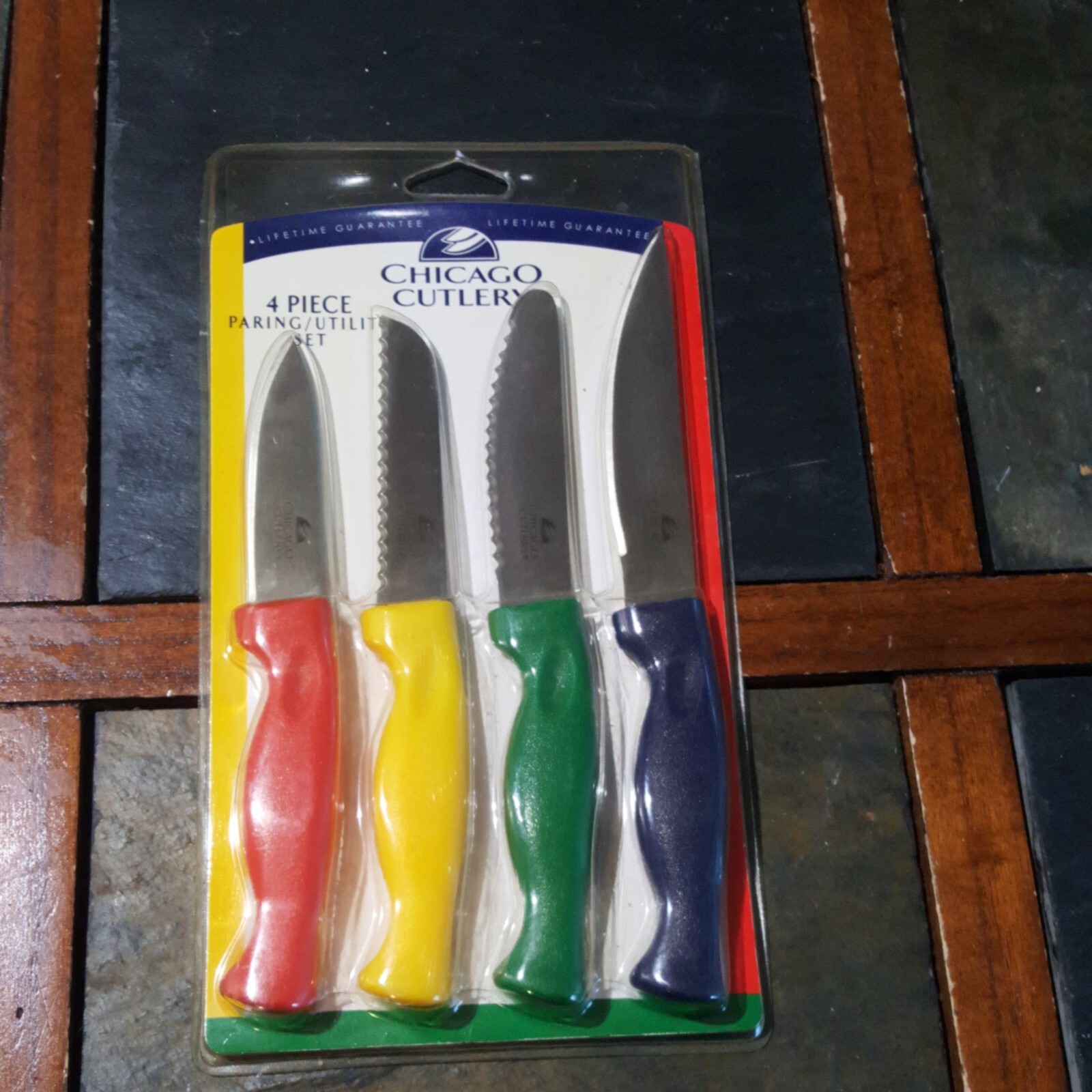 Chicago Cutlery 4 Pcs Stainless Steel Blades with Polymer Handles (K3)