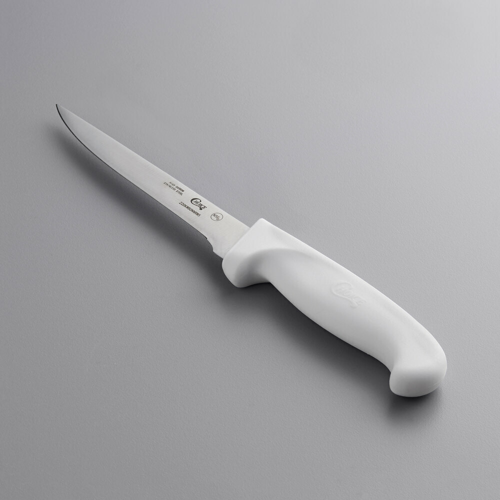 5″ White Boning Knife, NSF Listed, Dishwasher Safe (select style below)