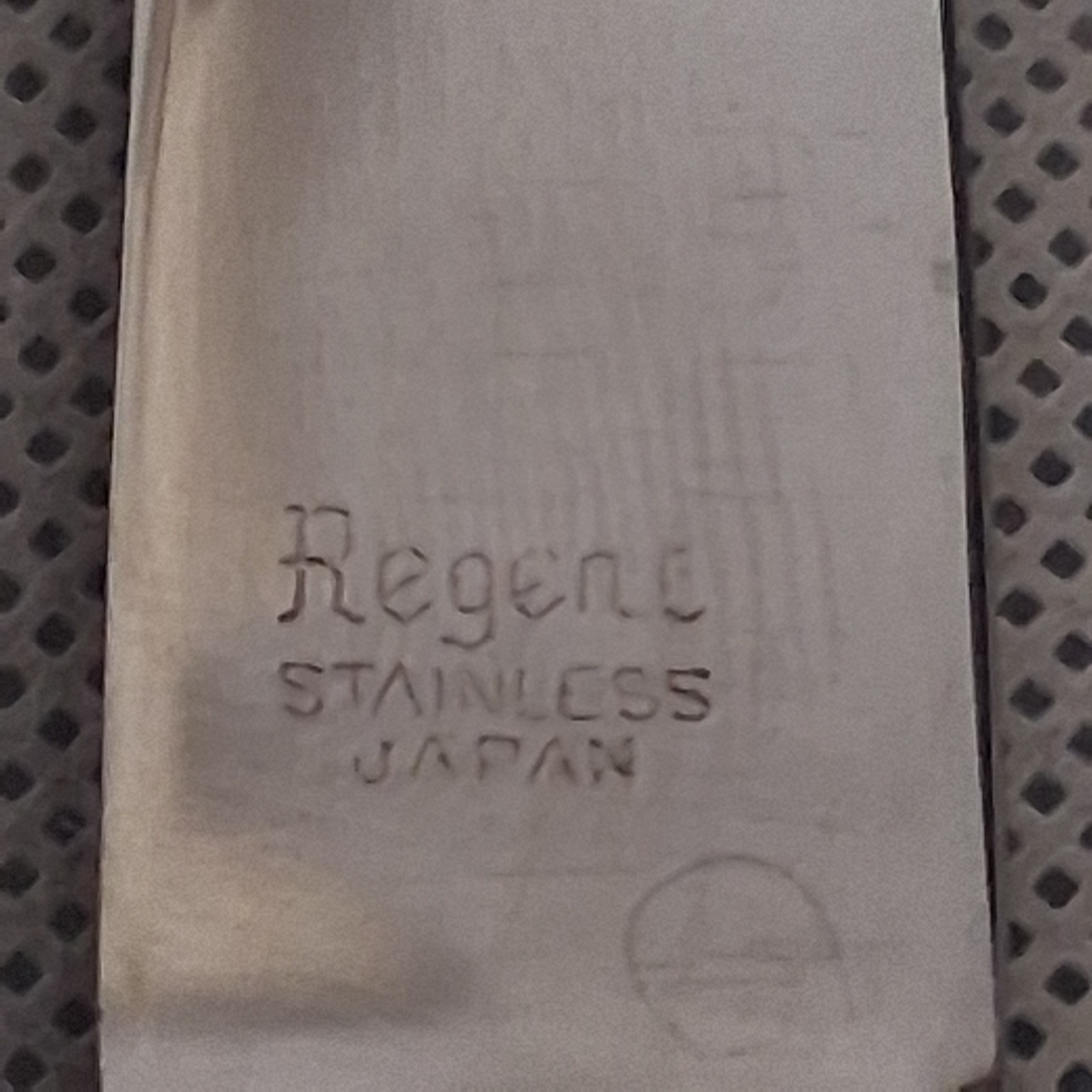Regent Steak Knife Knives 6 Countryside Farm Cabin Scene Stainless Steel 9 1/4″