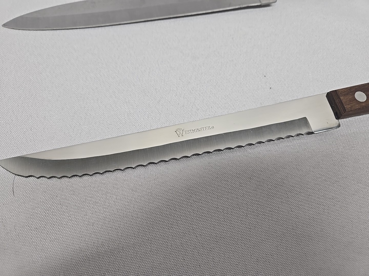 Vintage Westminster Chef Knife Lot Of 3 Knifes Serated Stainless Japan