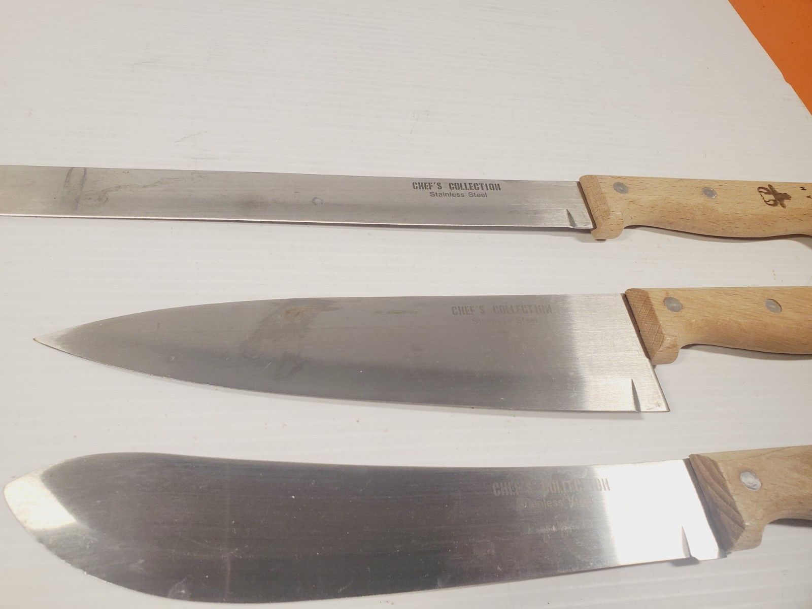 Chef’s Collection knife Set 3pcs Stainless Steel
