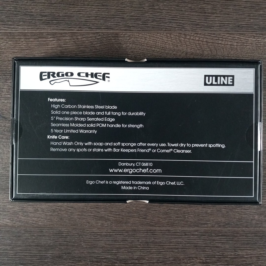 ULINE Ergo Chef 4 Piece Steak Knife Set PRO SERIES II 