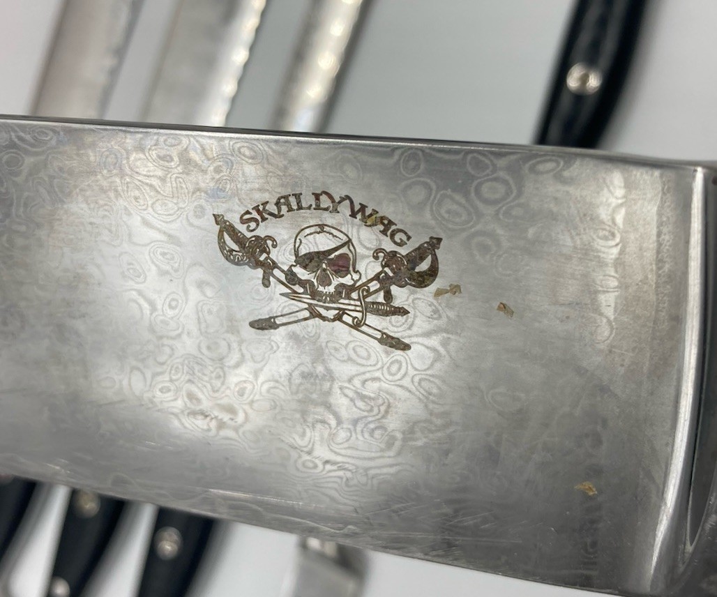 Skallywag Tactical Knives Set Of 13 Culinary Kitchen Knives Damascus Steel Rare