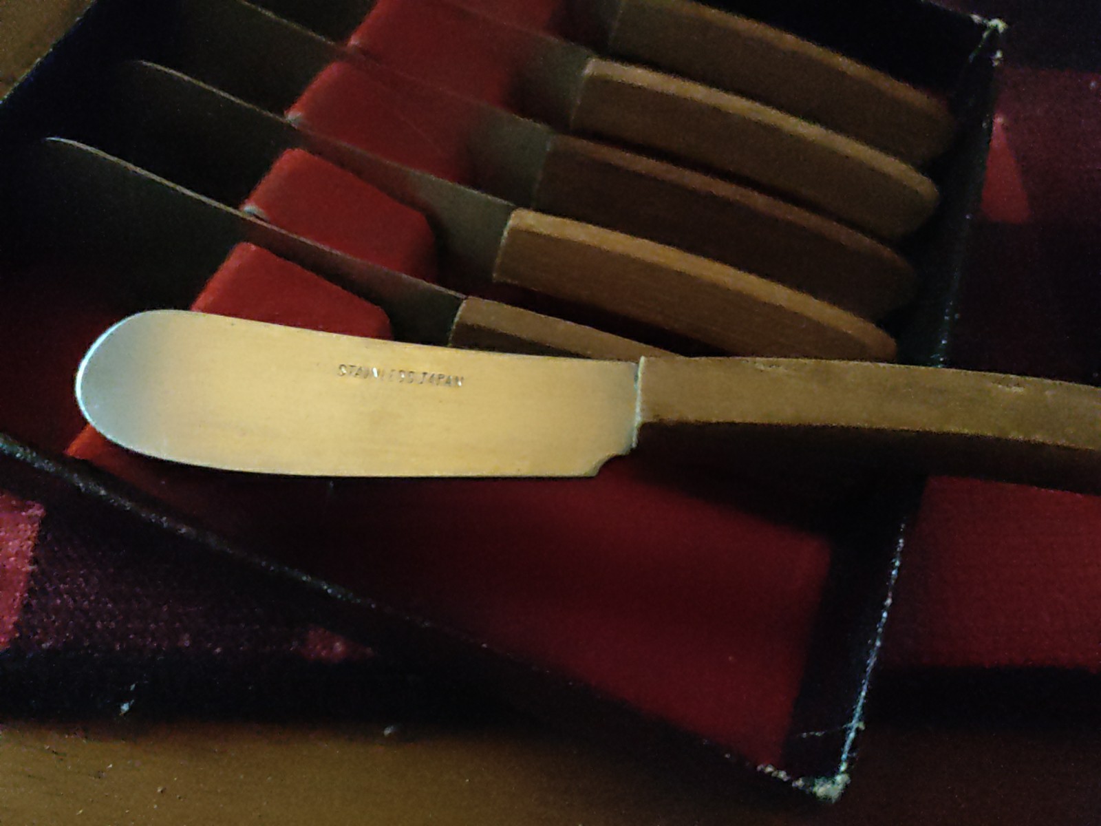 Otagiri Teak Wood Knife Set