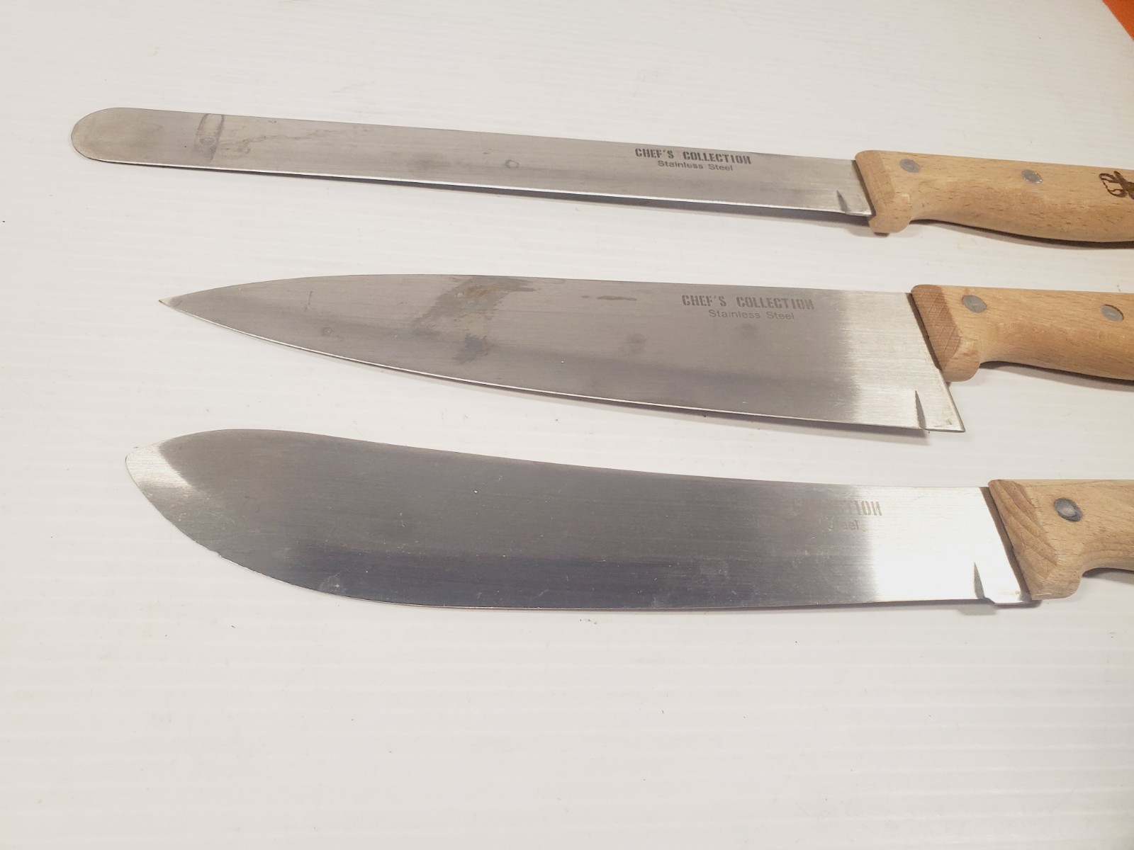 Chef’s Collection knife Set 3pcs Stainless Steel