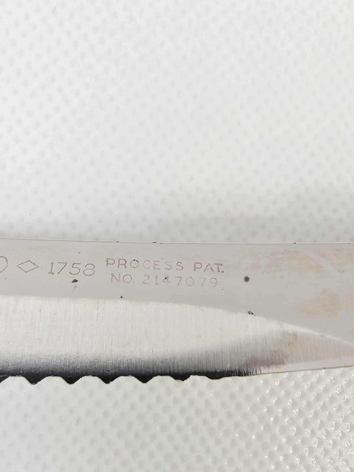 Cutco 1758 / 1759 USA Made Brown Swirl Steak Table Knife 3.5″ Chrome MCM Accent