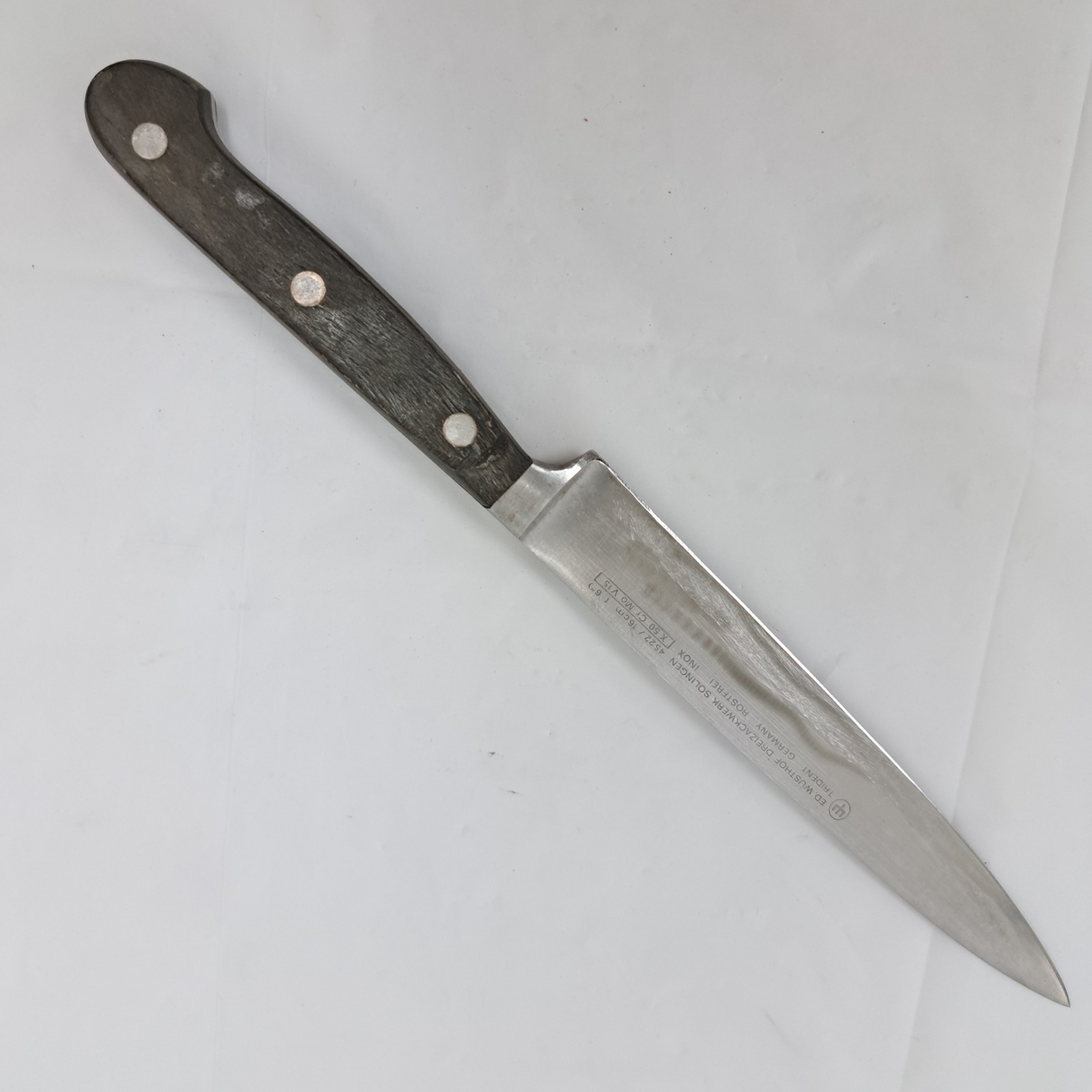 Ed Wusthof Dreizackwerk Solingen Trident Germany 4522 16 cm 6″ Utility Knife