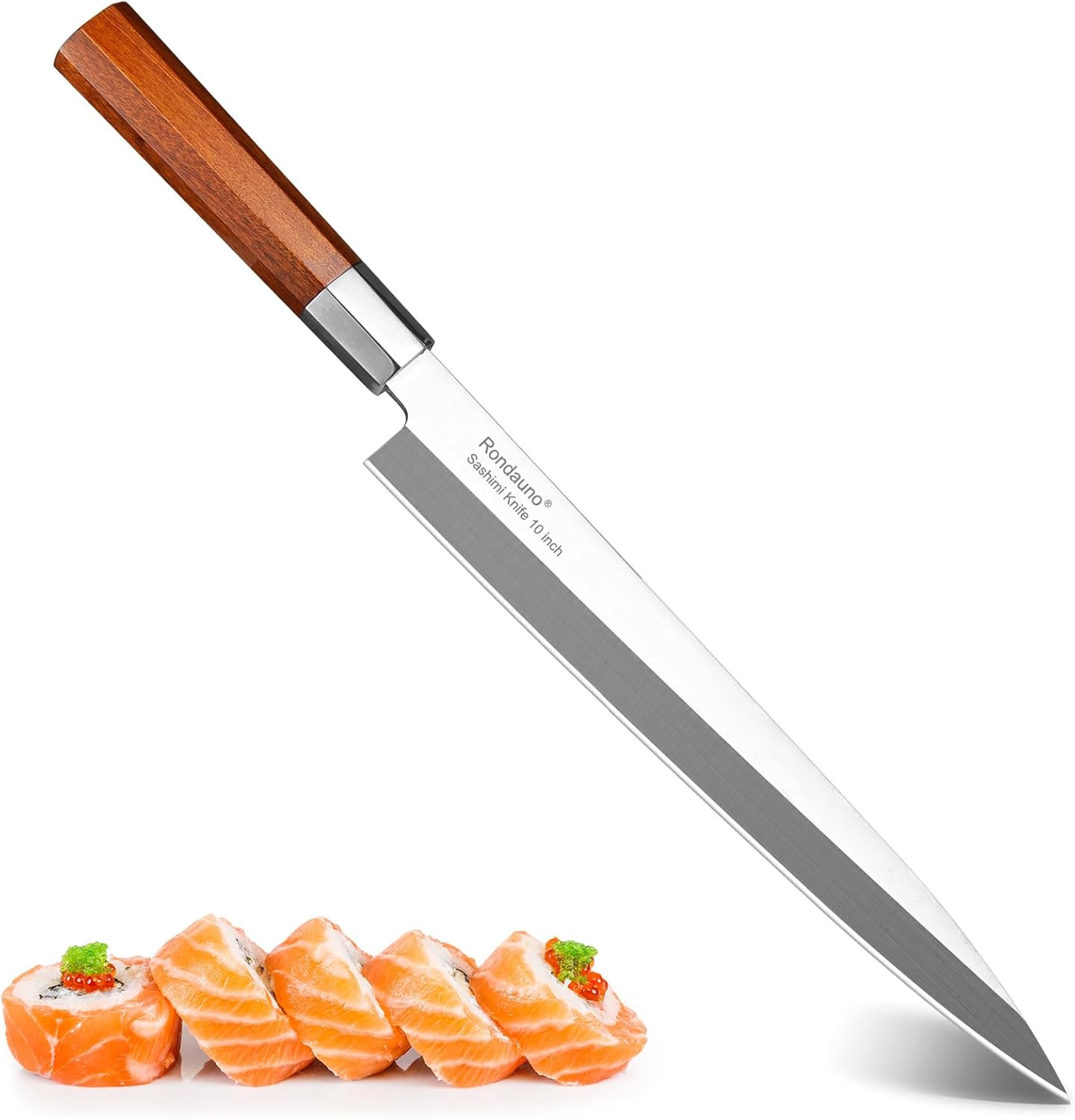 Sashimi Knife Yanagiba Sushi Knife 10 Inch Japanese High Carbon Stainless Ste…