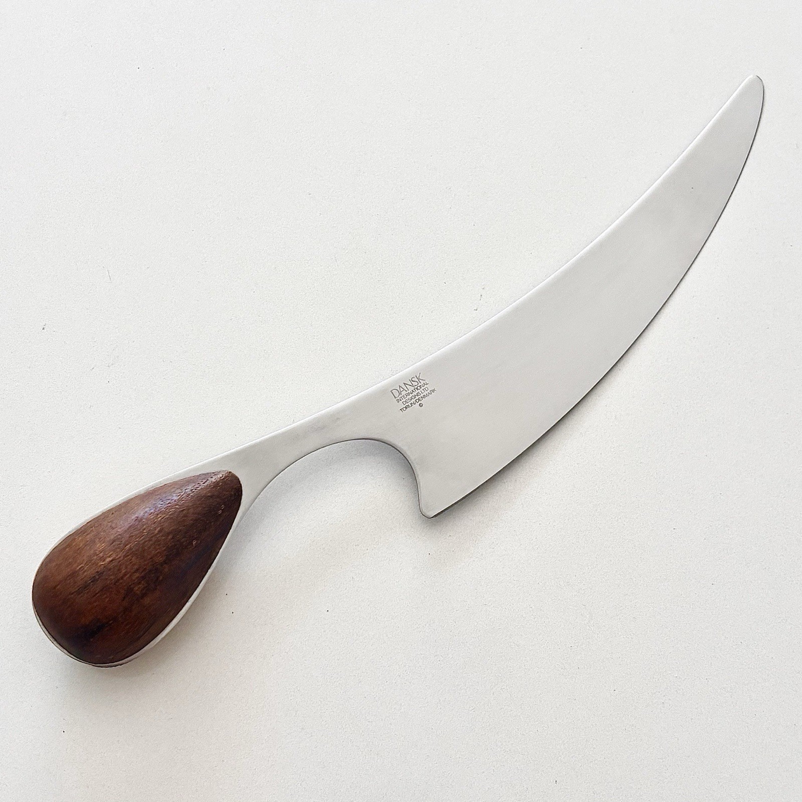 Dansk Torun Mid Century Danish Cheese Knife Stainless Steel Blade Teak Handle