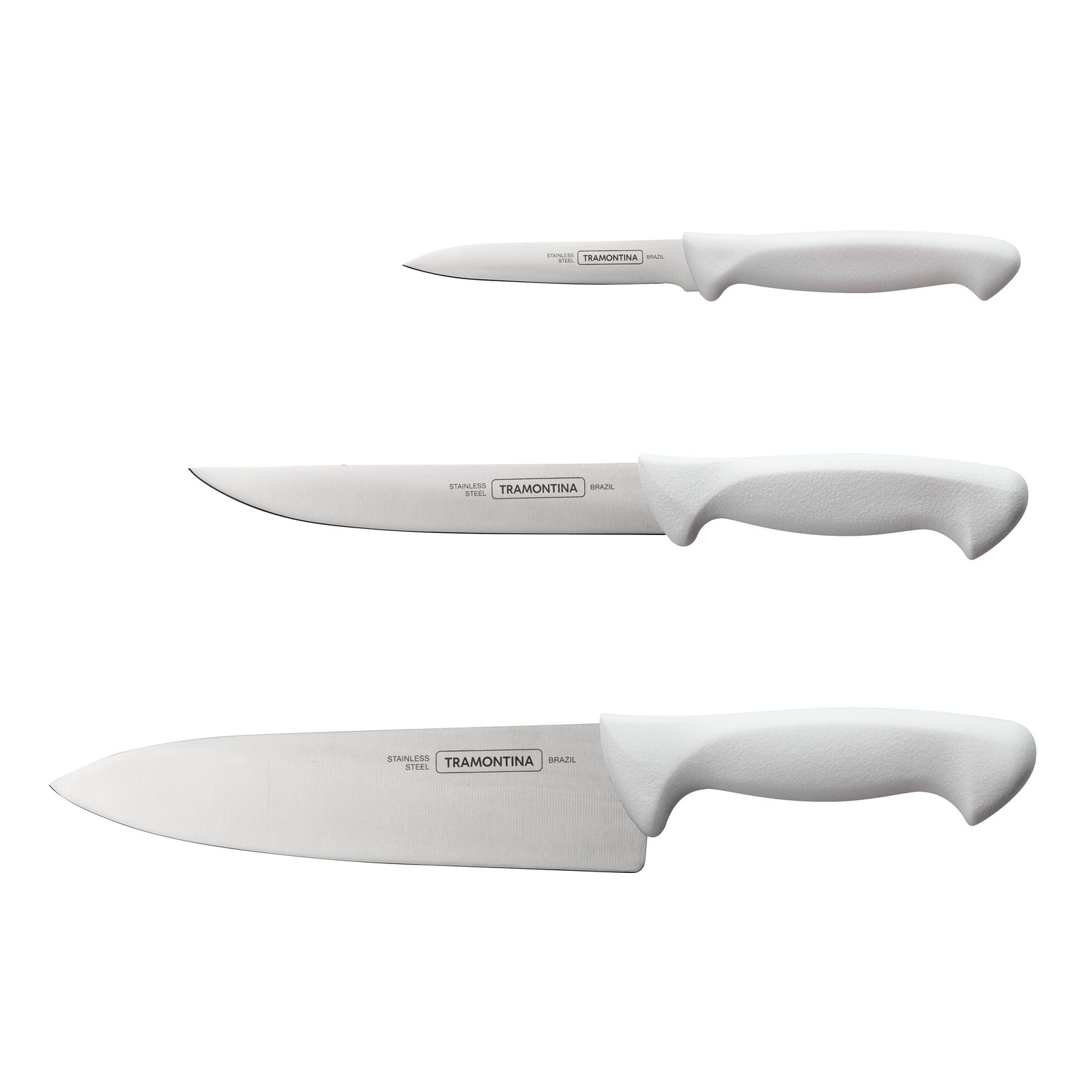 3-Piece Professional Chef Knife Set Kitchen Knives with Block Boning