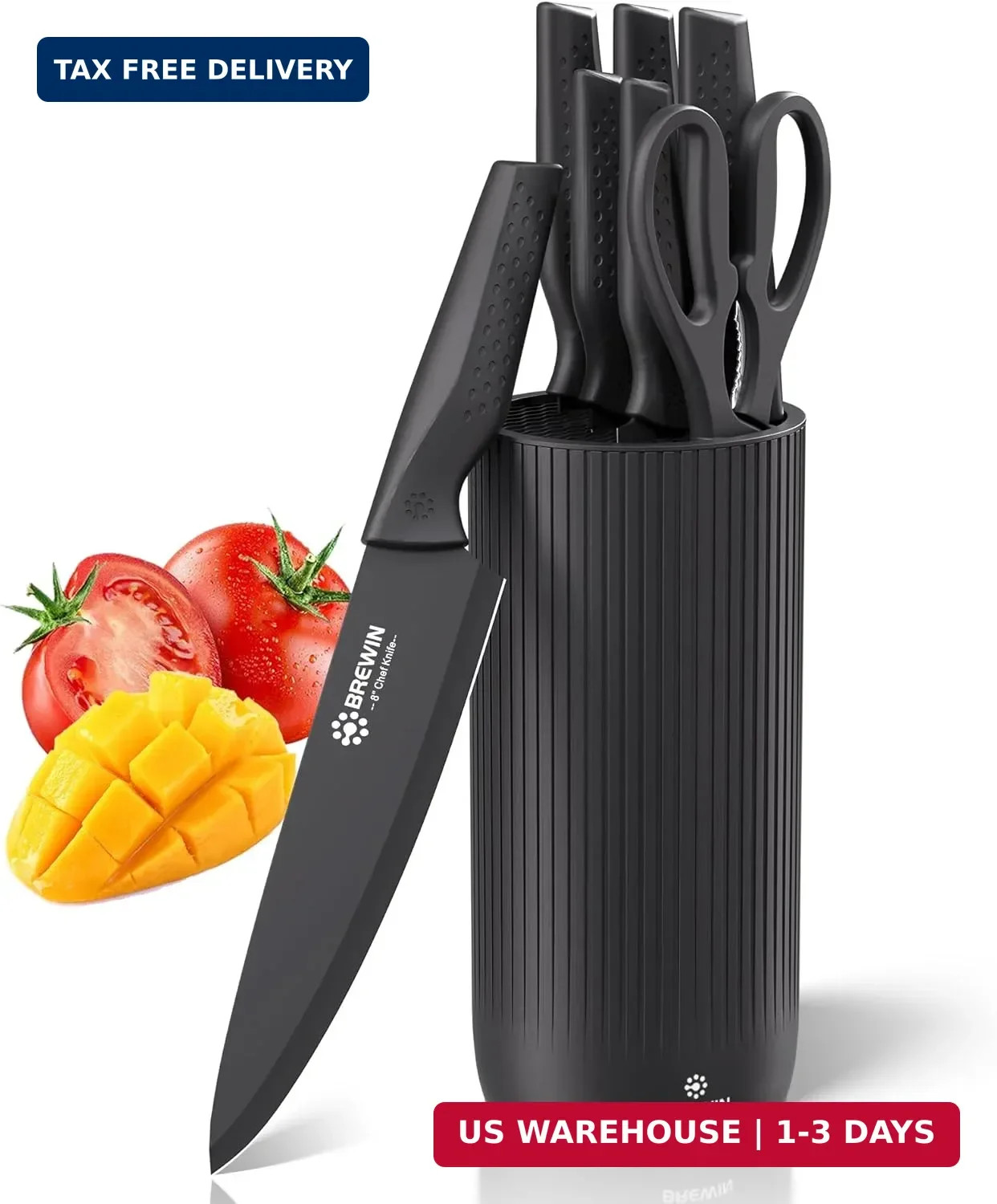 Brewin Knife Set, Kitchen Knife Set, Knives Set for Kitchen, Universal Knife Blo
