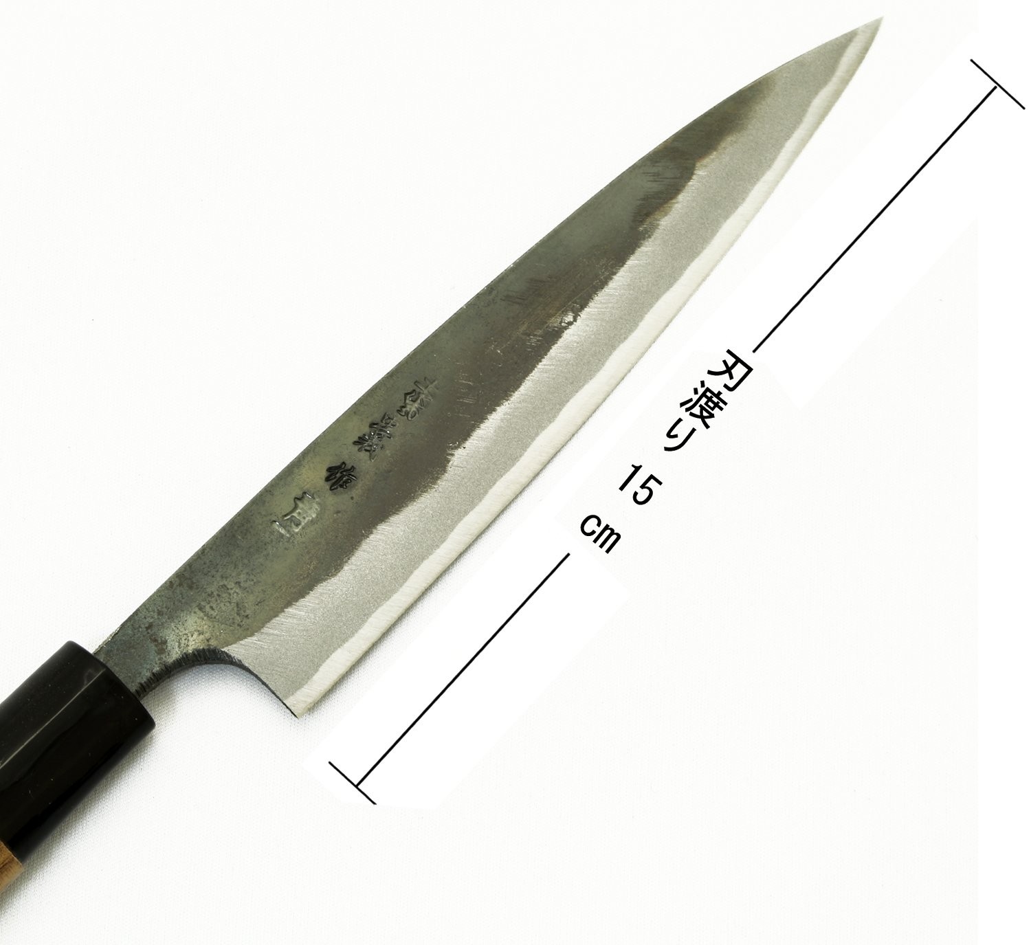 Tosahamono Tosahamono Knife Black Uchi Yanagiba Knife Blue Steel No. 1 150mm