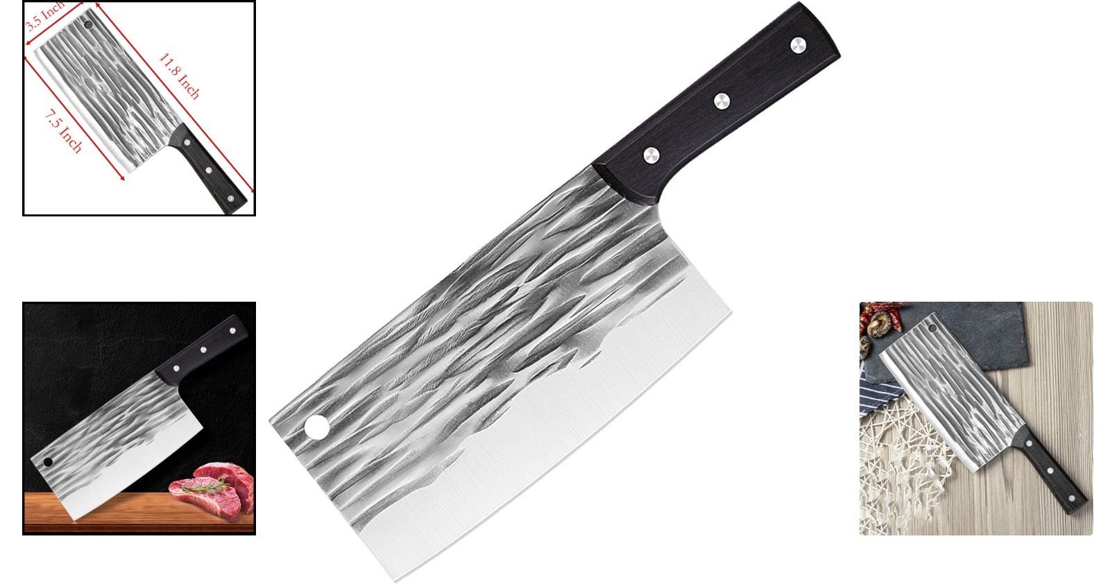 High-Strength 11.8 Inch Chef Knife – Ideal for Precision Slicing in Any Kitchen