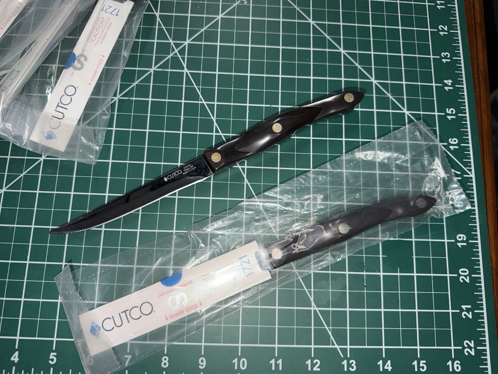 Brand New! Rare/Custom!!! Straight Blade. Cutco 1721s Fillet Knife – Brown