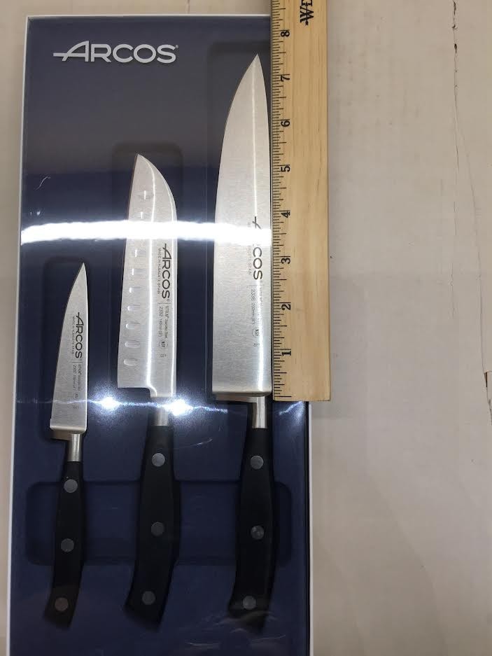 Arcos Forged Knife 3 pieces Nitrum Stainless Steel