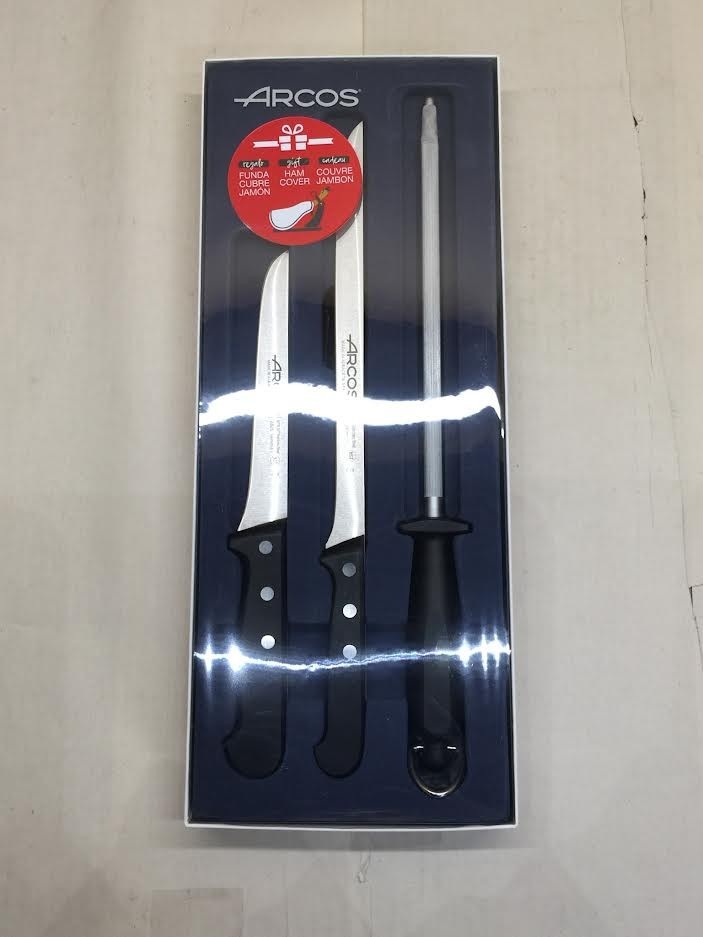 ARCOS Slicing Set 3 Pieces Nitrum Stainless Steel