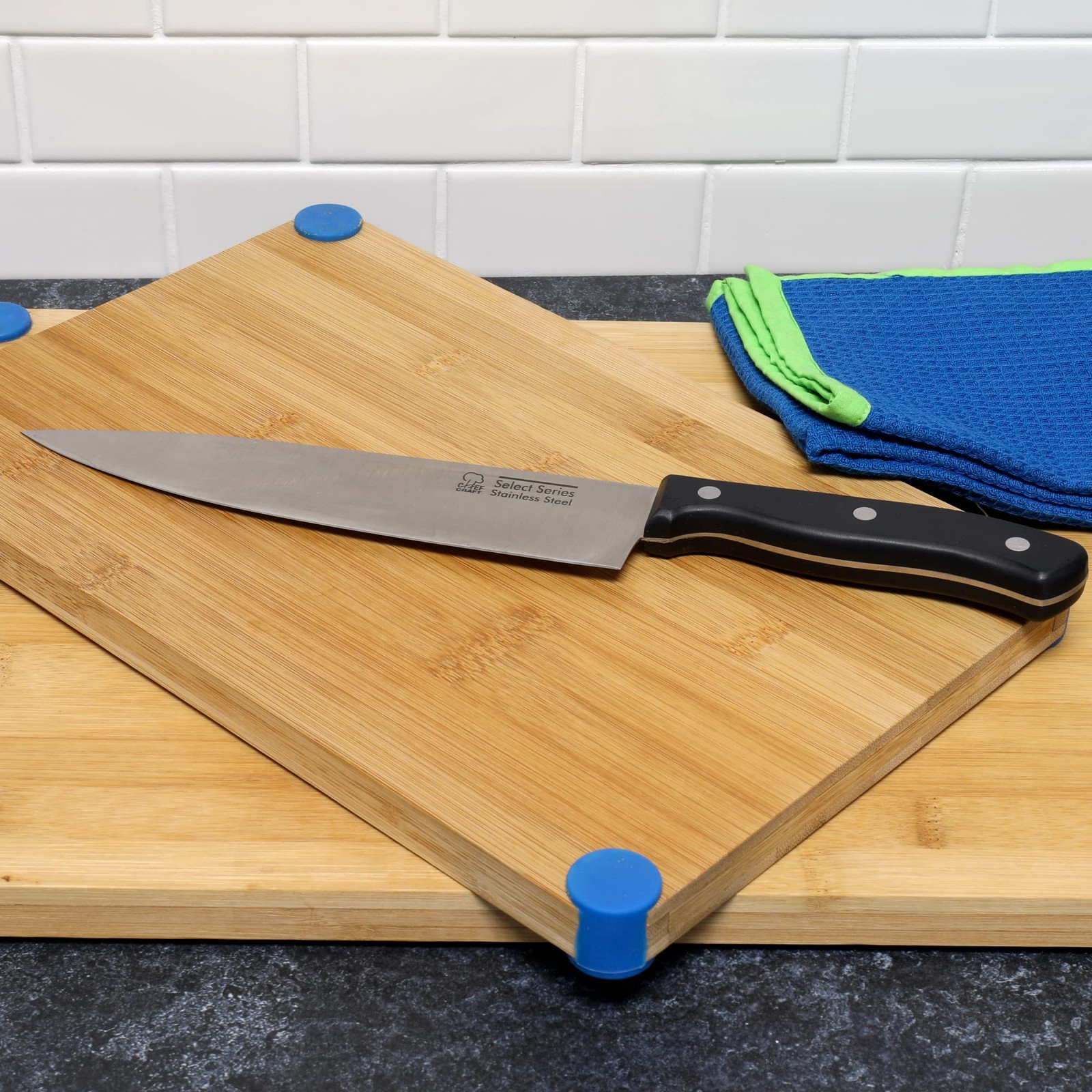 Chef Craft Select Chef Knife, 8 inch blade 13 inches in length, Stainless