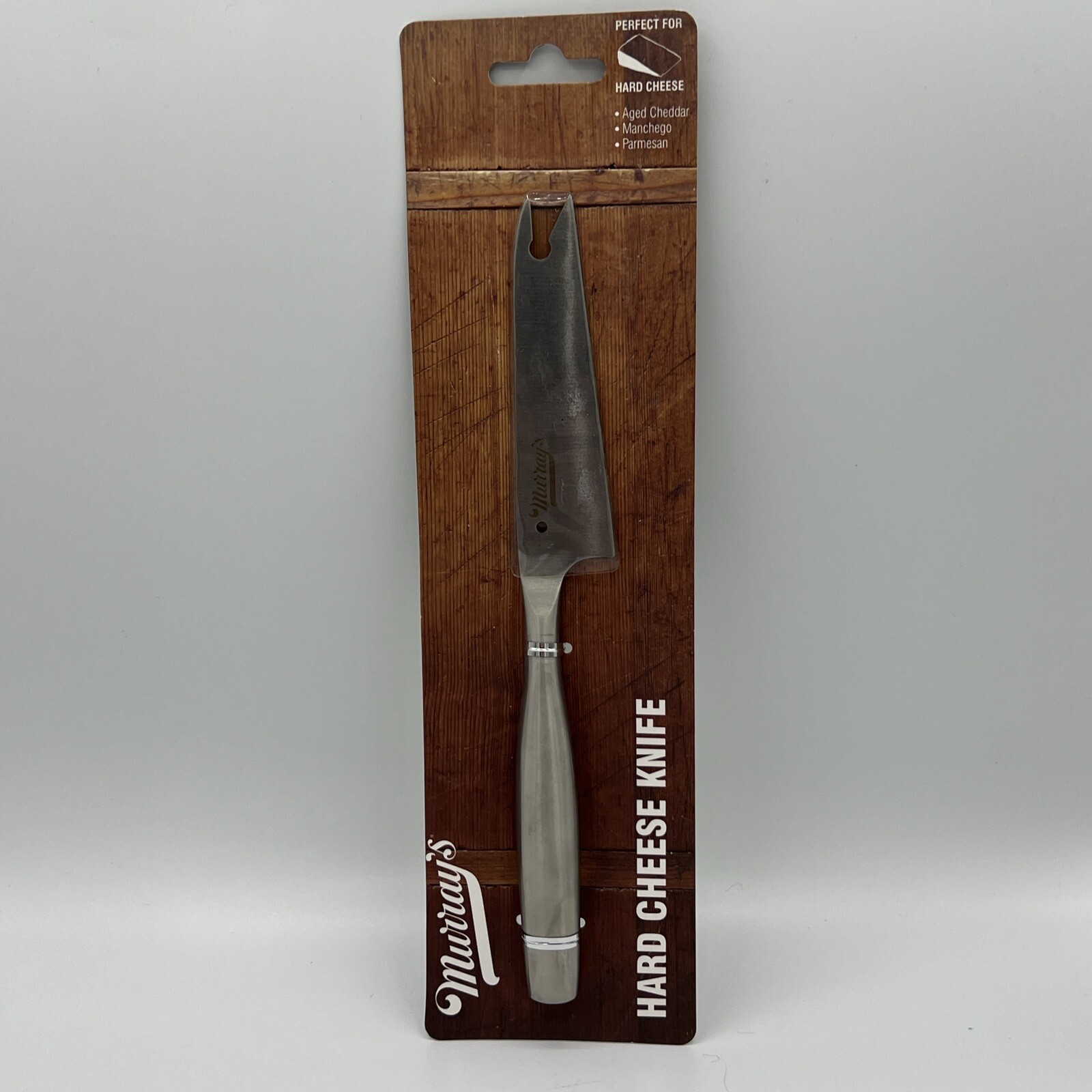 Murray’s Stainless Steel Hard Cheese Knife 4.5” Blade New Designed In Denmark