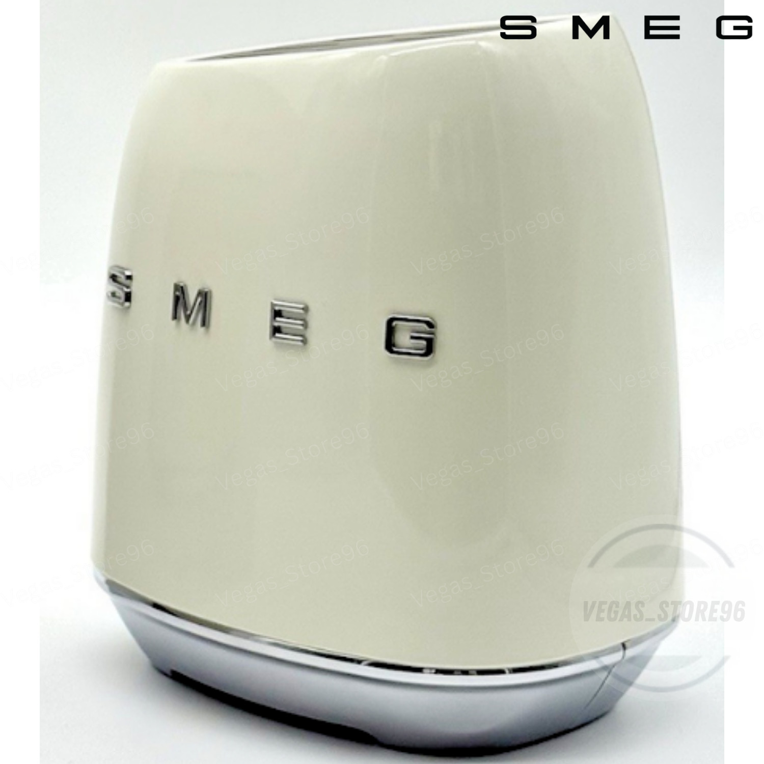 Smeg Knife Block Set 7pcs Stainless Steel Color Cream– Fast Ship Via DHL EXPRESS