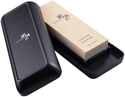 KAI Sekimagoroku Combo Sharpening Stone #1000 #4000 Case Japan AP0334