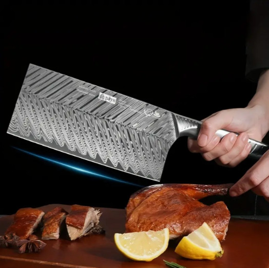 NEW Damascus Cleaver Chef’s Knife
