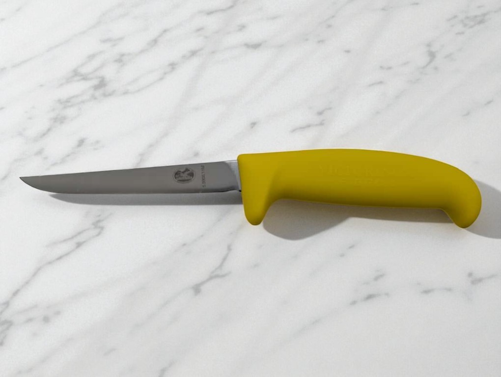 Victorinox 4″ Poultry Boning Knife – Stainless Steel Blade with Yellow Handle