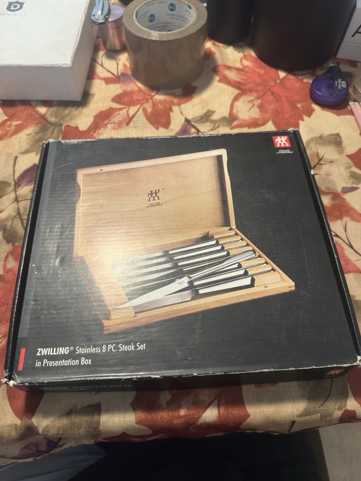 ZWILLING J.A. HENCKELS Stainless Steel Steak Knife Set – 8 Piece