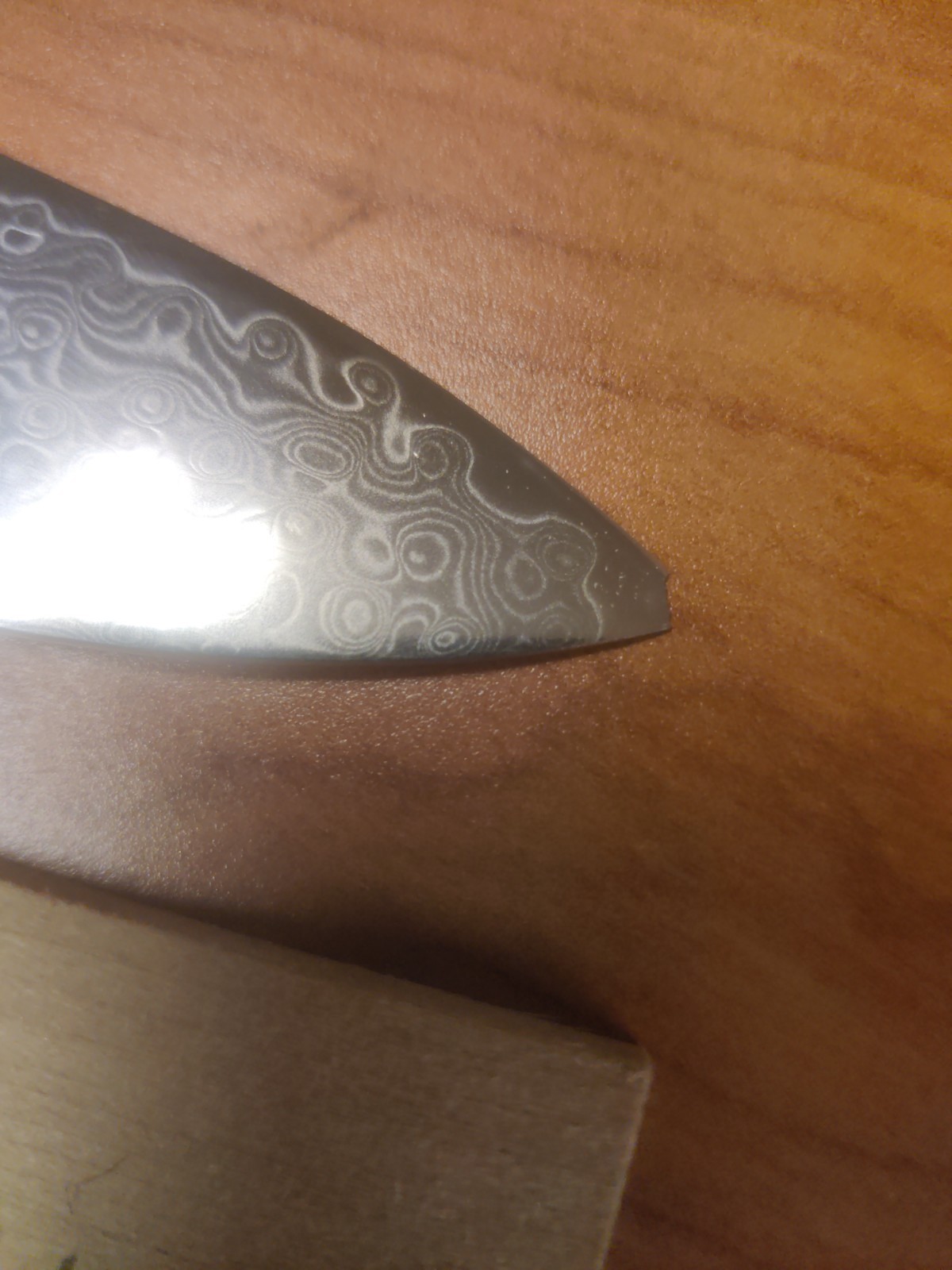 Damascus Kitchen Chef’s Knife VG10 Steel Slicing Knife Abalone-Shell Handle Gift