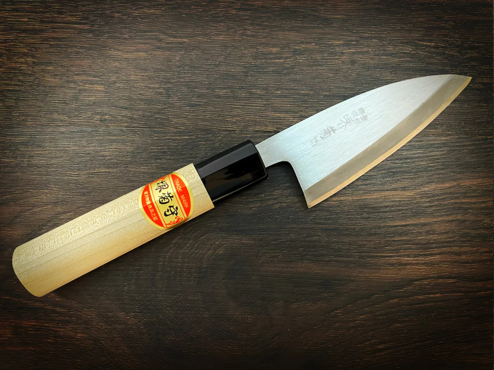 Small Deba Knife 12cm / 4.7in Sakai Kikumori Handmade Fish Knife Ajibocho Japan
