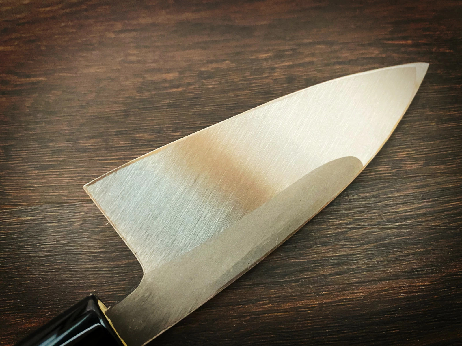 Small Deba Knife 12cm / 4.7in Sakai Kikumori Handmade Fish Knife Ajibocho Japan