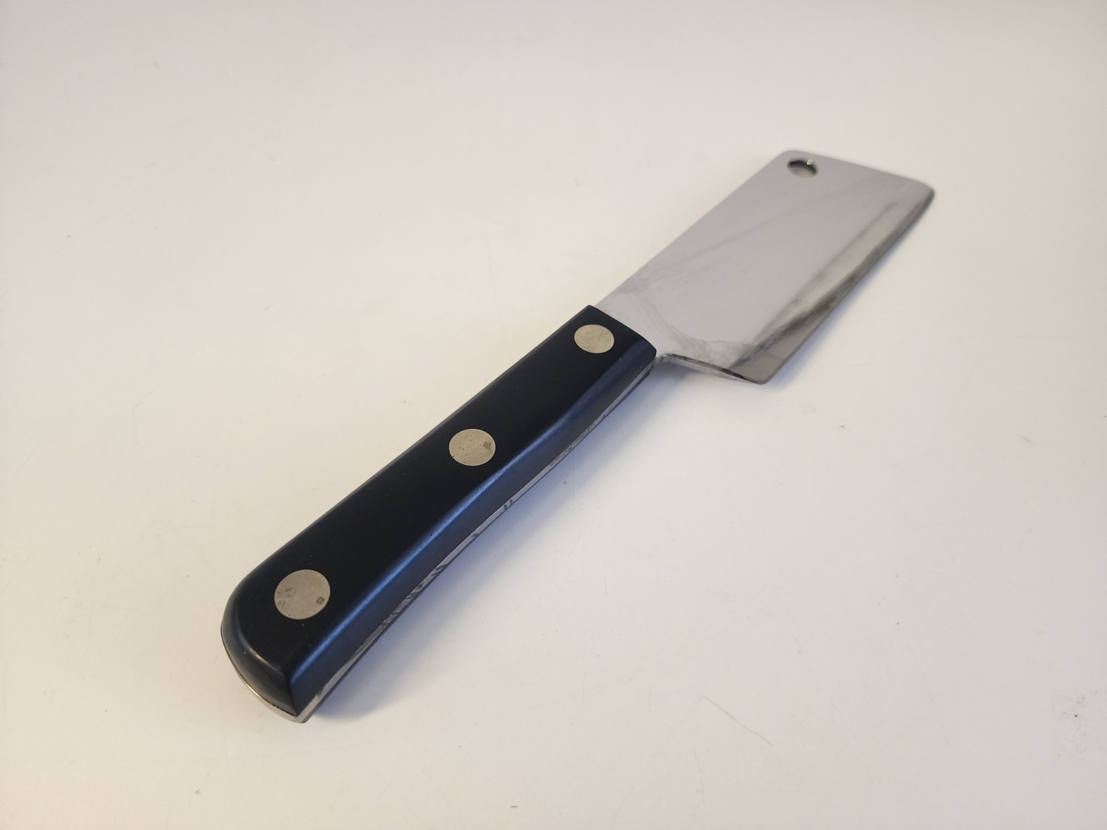Case XX 2032 Chromium Cleaver Knife Full Tang Wood Handle USA