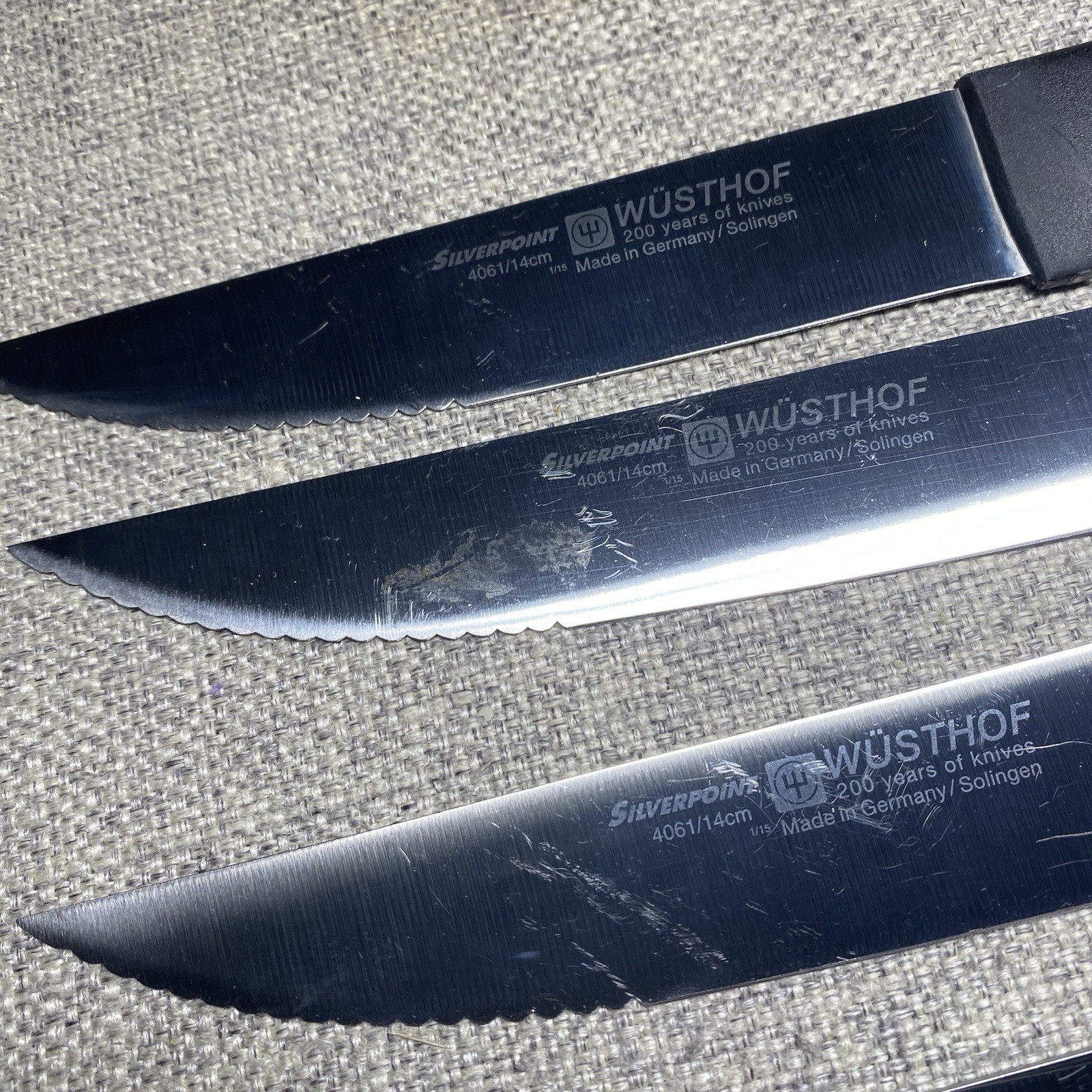 Gourmet Wusthof Knife 4060/14cm Solingen Germany Lot of 6