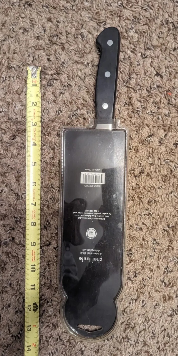 Home 360 Cutlery 8 1/2 Inch Stainless Chef’s Knife Kitchen Utensil new
