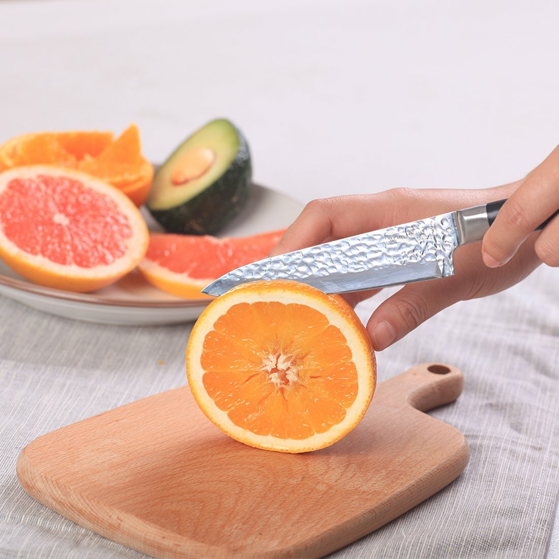 Luxe 5 Inch High Carbon German Stainless Steel PREMIUM Chef Utility Chefs Knife