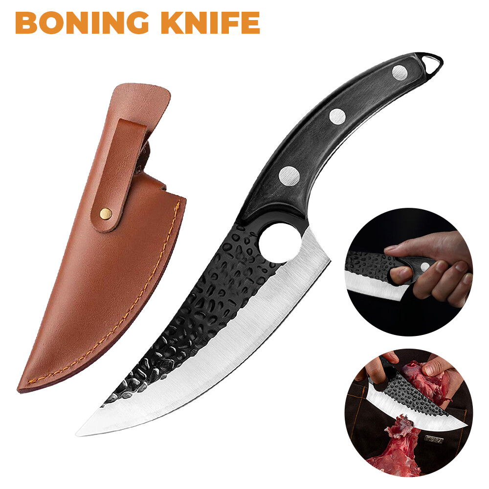 Kitchen Chef Knife Forged Serbian Cleaver Butcher Boning Knives Handmade Blade