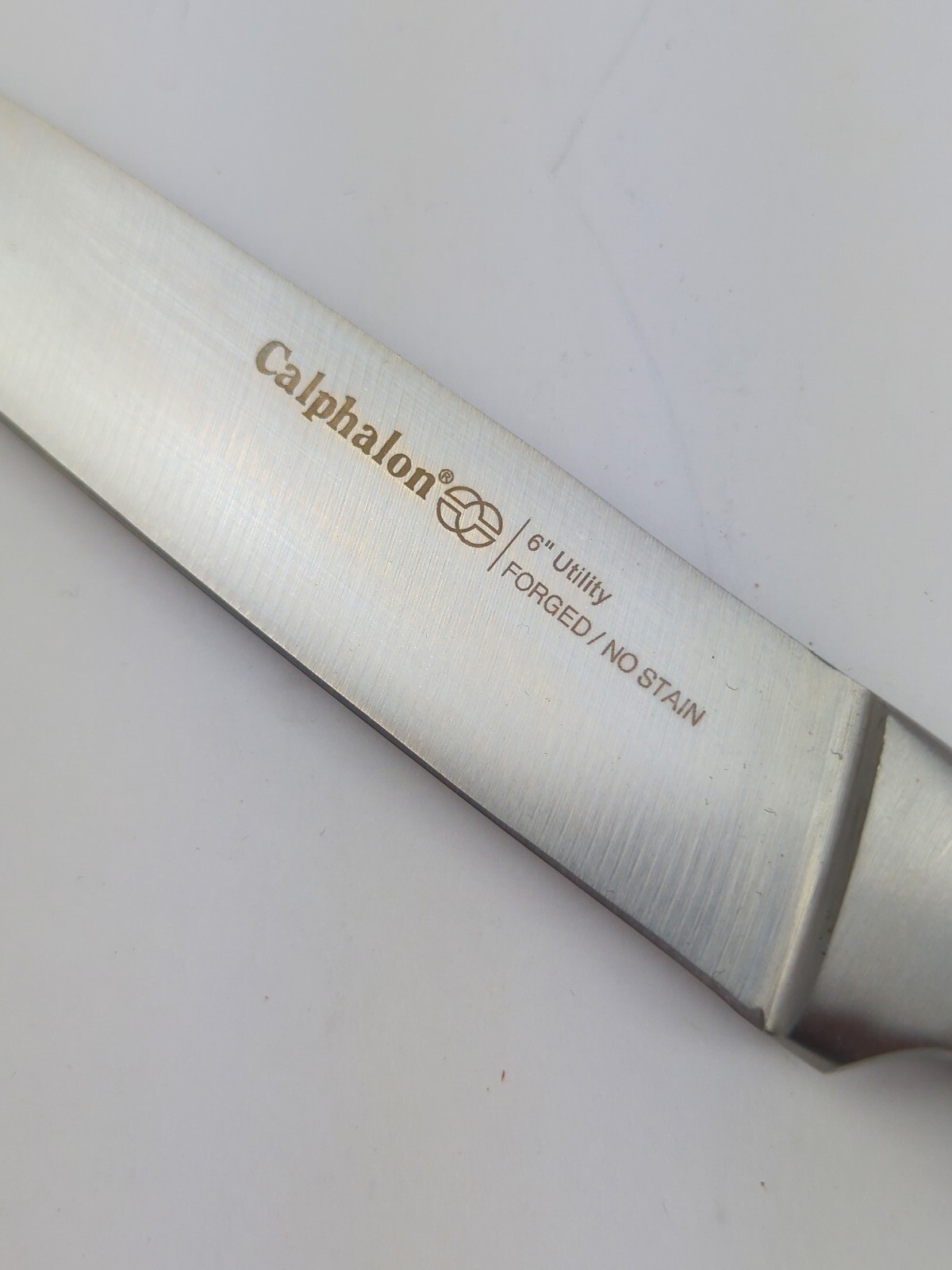 Calphalon CLASSIC 6″ Straight-Edge UTILITY Knife, FORGED Blade, NO Stain, NEW!
