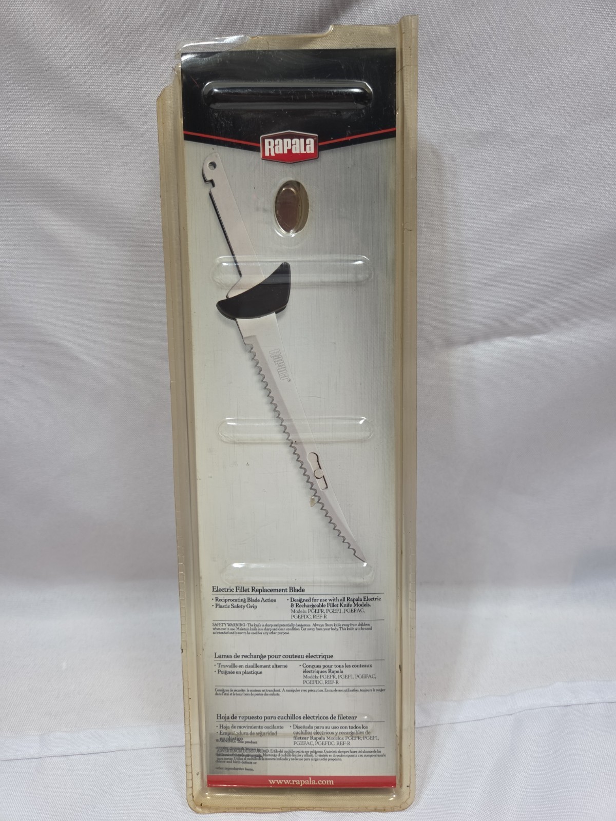 Rapala 7.5 Inch Electric Fillet Knife Replacemet Blade | REFB7 New Cut Top