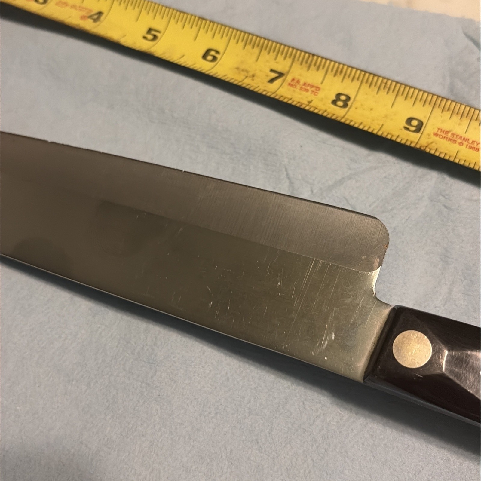 Cutco 1725 JB 9″ Blade French Chef’s Knife Classic Brown Handle USA