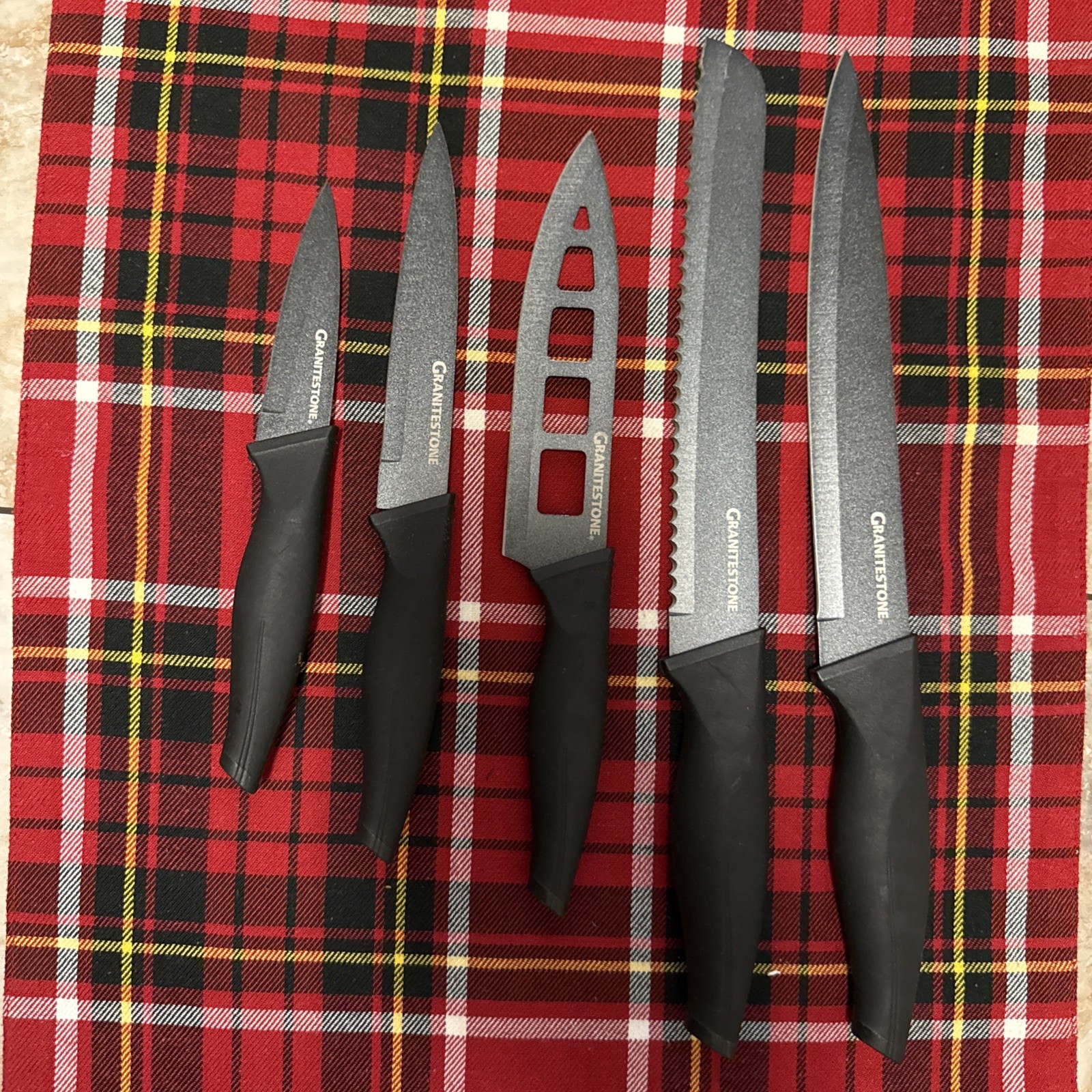granite stone 5 knife Set