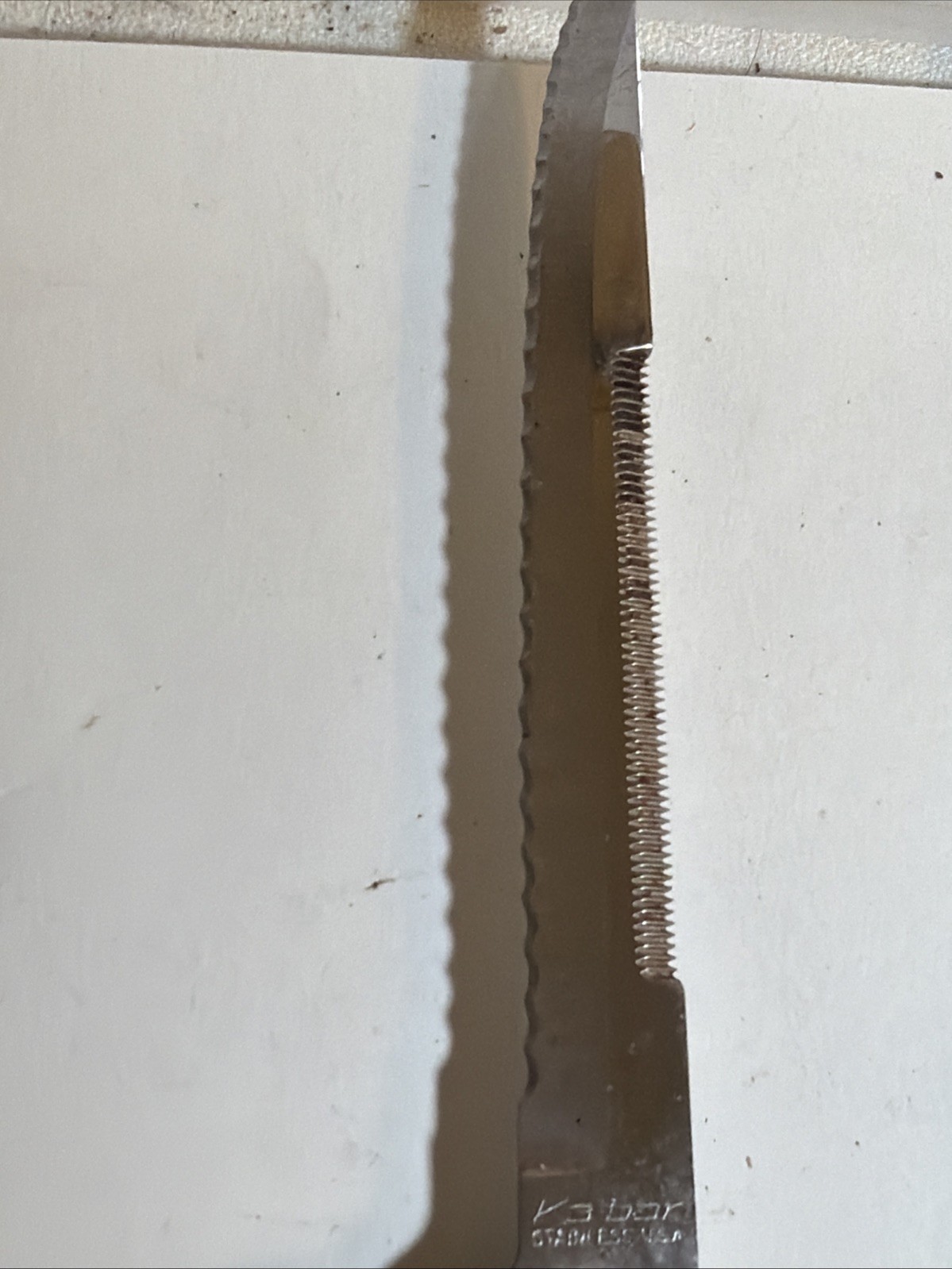 Vintage Ka-Bar Kabar 9 in stainless steel Pro Fisherman Fillet knife USA made