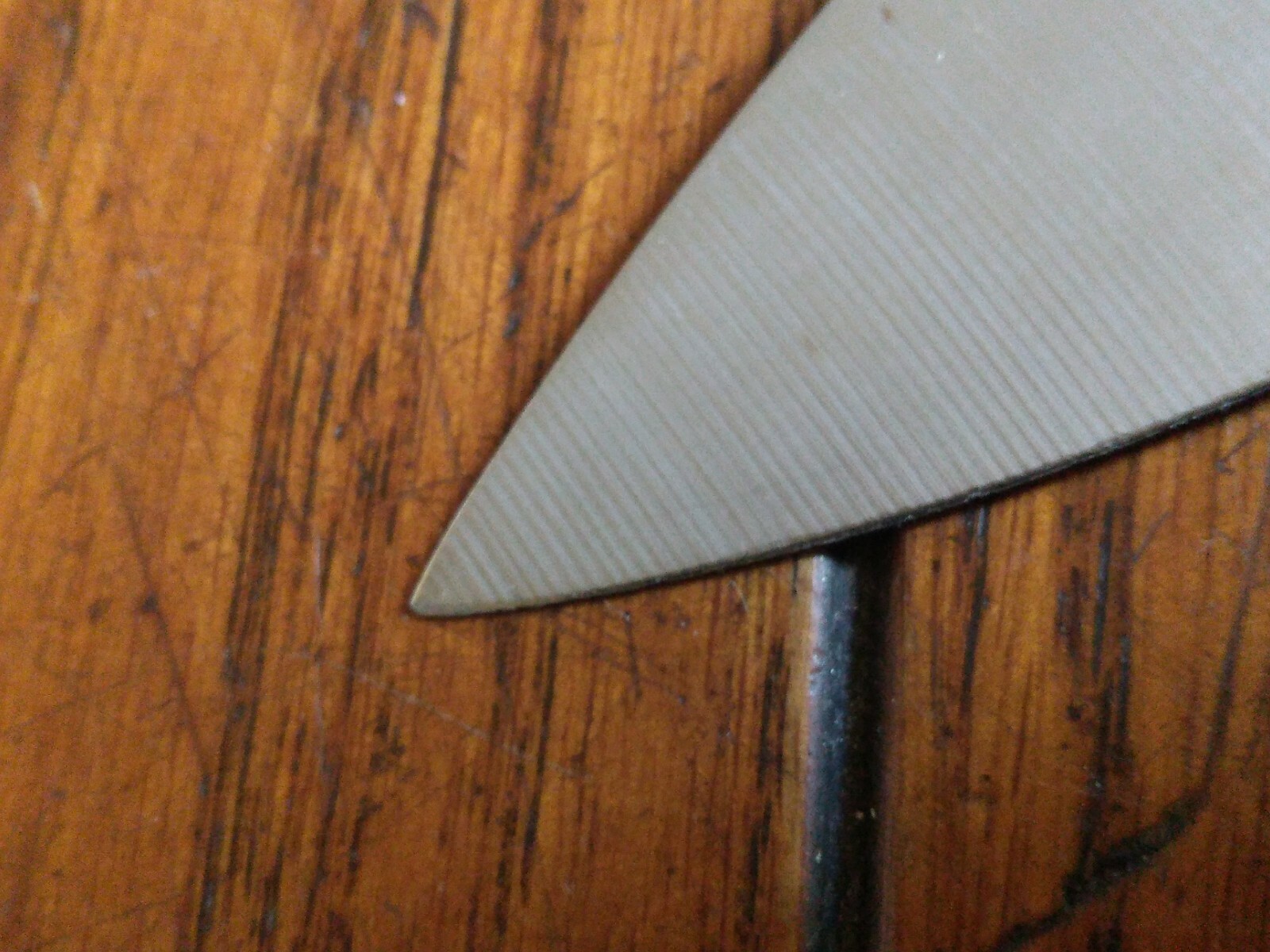 Brandani 8 Inch 3 Rivit Wood Handled Chefs Knife italy