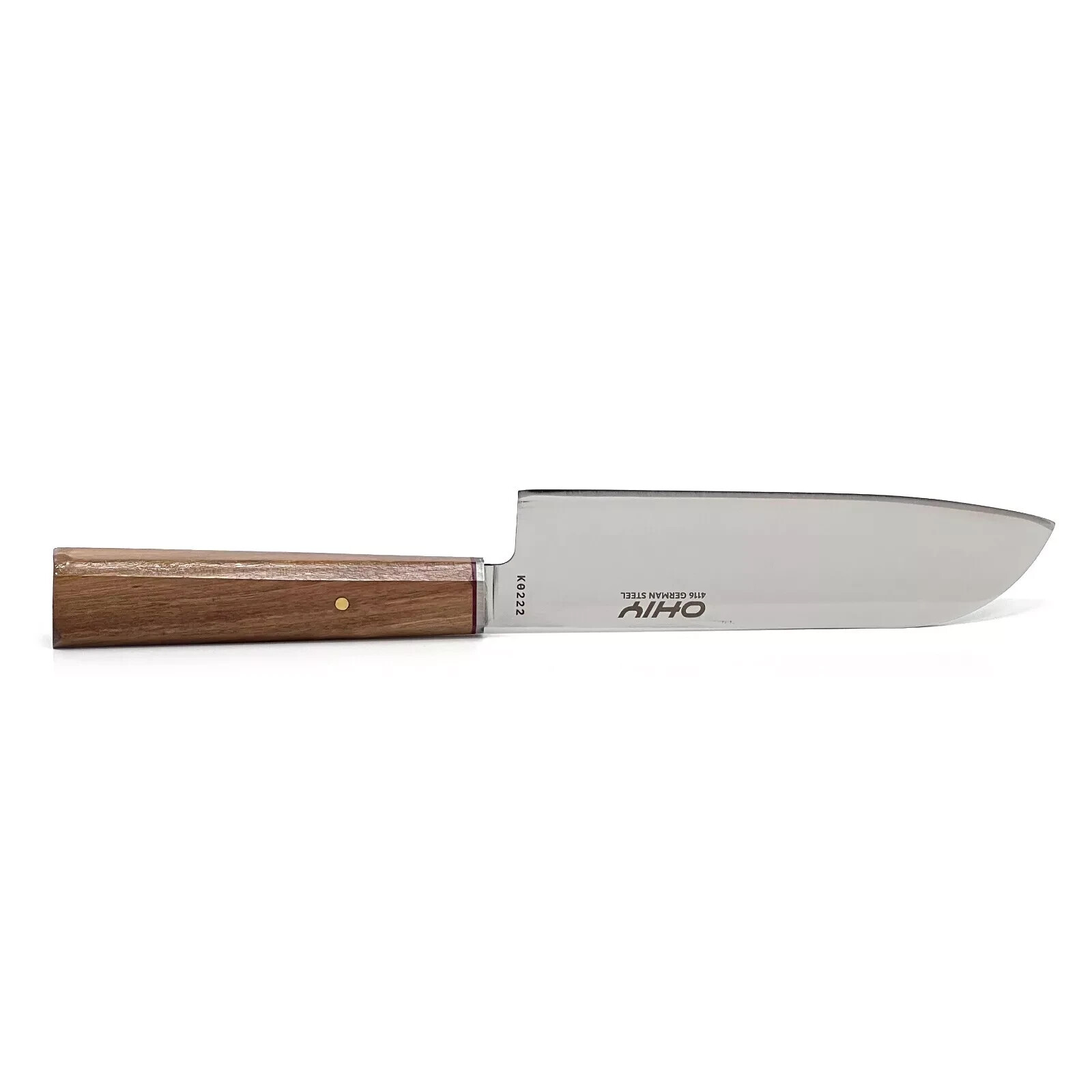 OHIY Kitchen Knives Santoku Knife w Ultra Thin Lightweight 7in Razor Sharp Blade