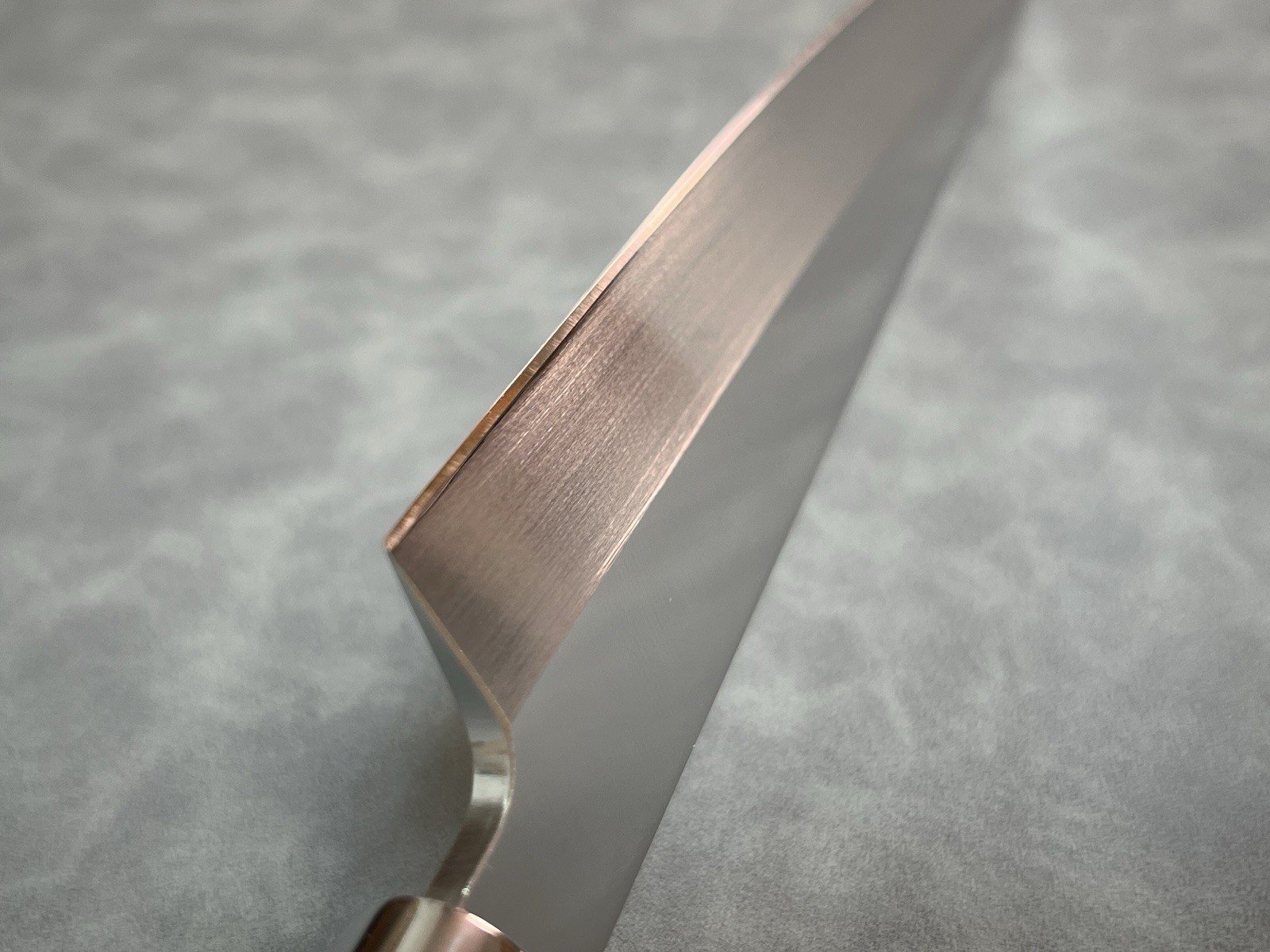 Left 270mm 10.5″ Single Bevel Yanagiba Sashimi Knife Uraoshi 7Cr Wenge Handle