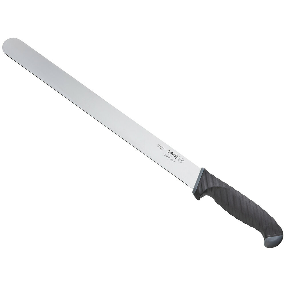 Schraf Smooth Edge Slicing Knife with TPRgrip Handle (select size below)