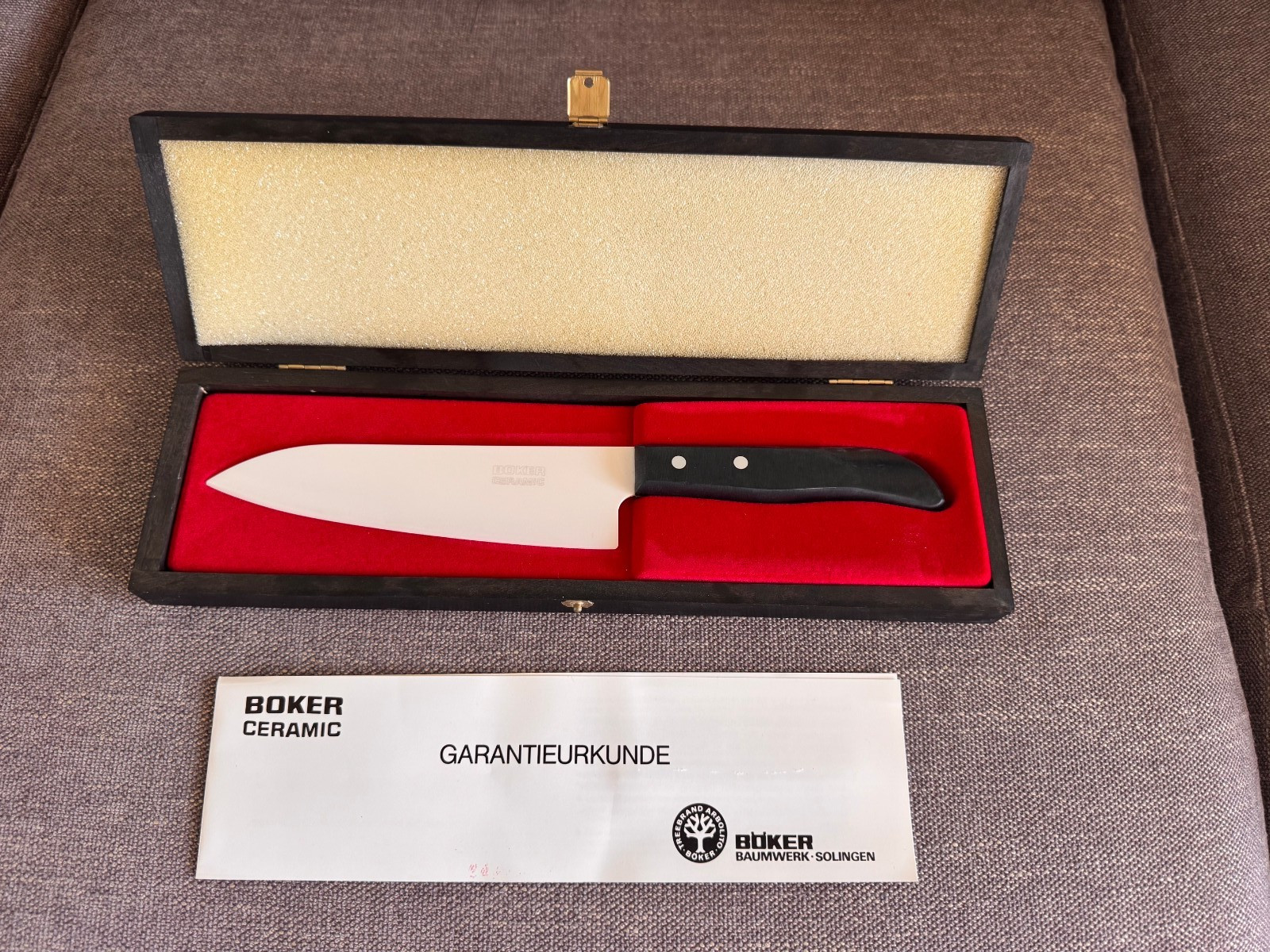 Boker Ceramic 6″ White Ceramic Blade Kitchen Chefs Knife – NEW