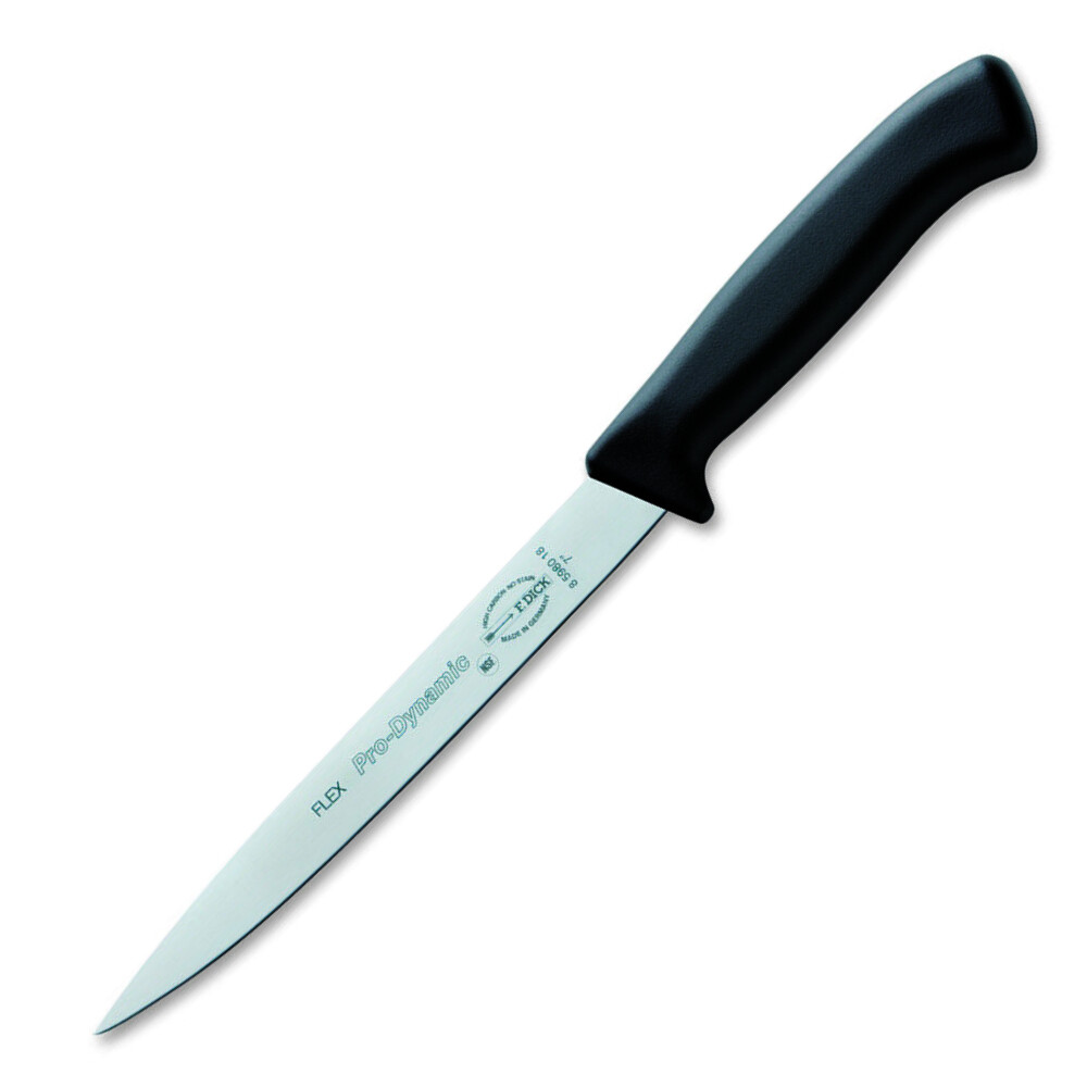 F Dick Pro Dynamic 18cm Flexible Fillet Knife 8598018 | Black