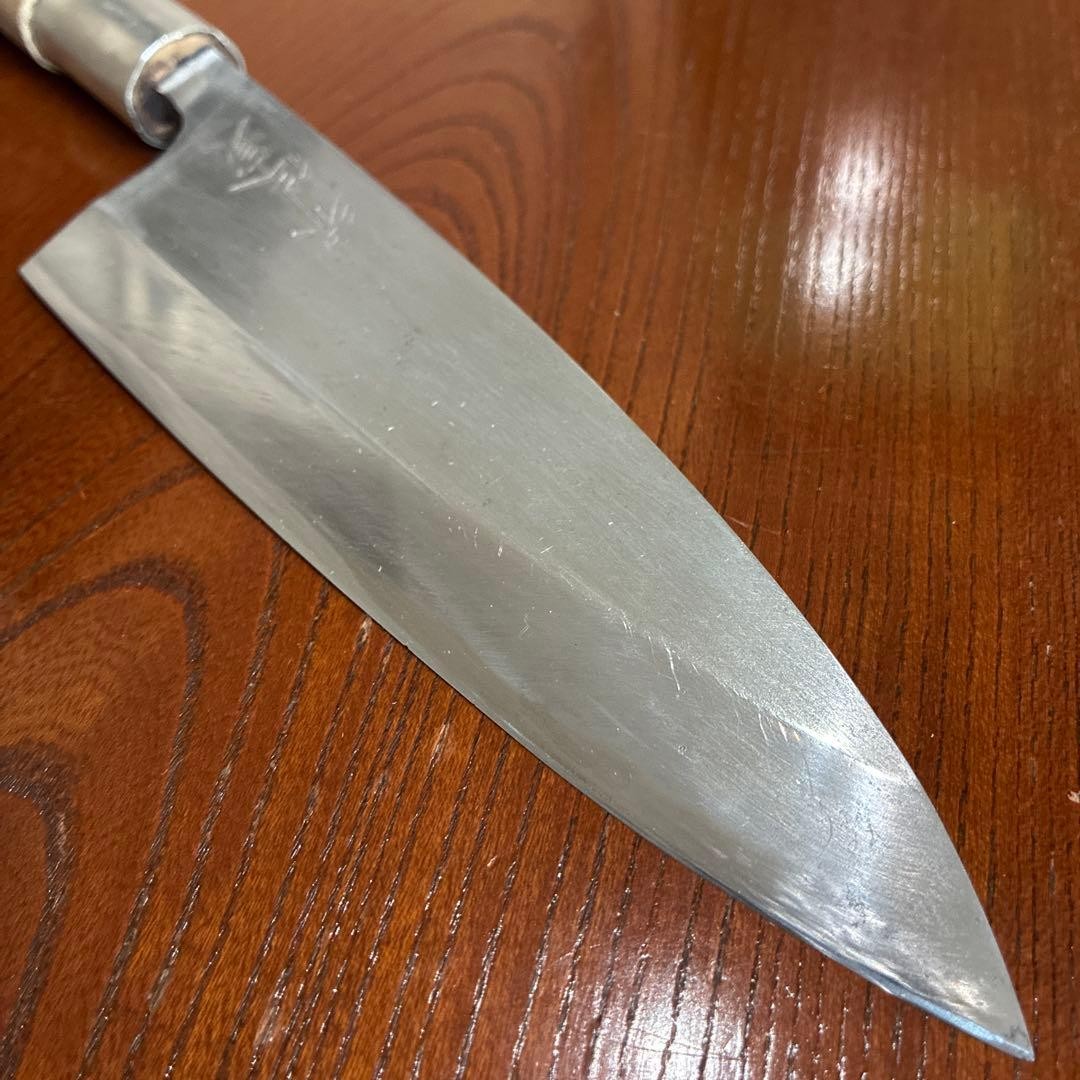 Sakai Ju Tora Deba Japanese Knife 170mm 6.7″ Carbon Steel Heavy 8mm Sharpened