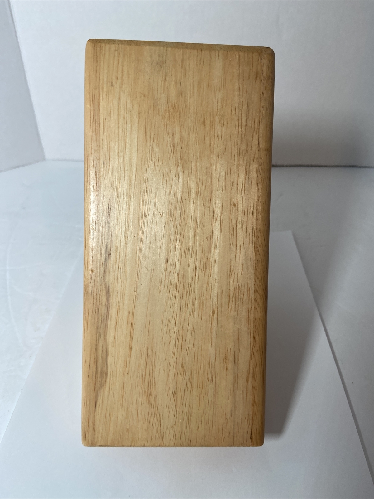 Zwilling J.A. Henkles Knife BLOCK ONLY 6-SLOT Pine Wood #931 EUC